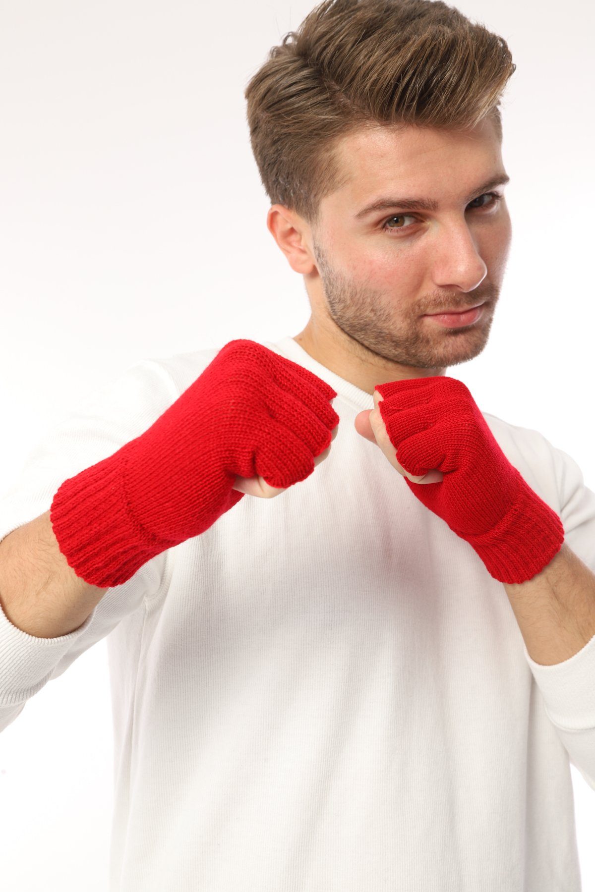 herémood Strickhandschuhe Handschuhe Winterhandschuhe Rippstrick Strickhand günstig online kaufen