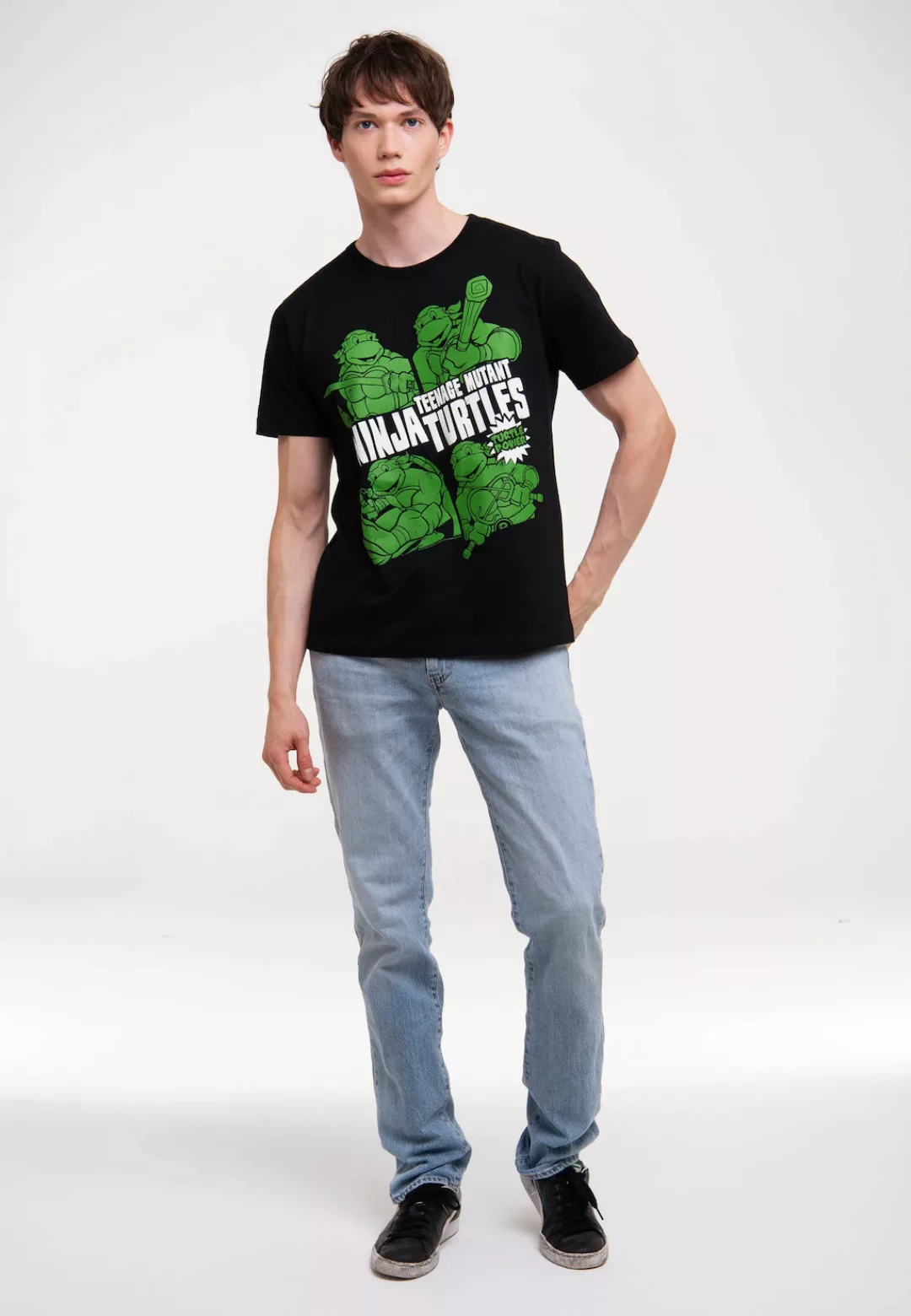 LOGOSHIRT T-Shirt "Ninja Turtles - Turtle Power", mit lizenziertem Print günstig online kaufen