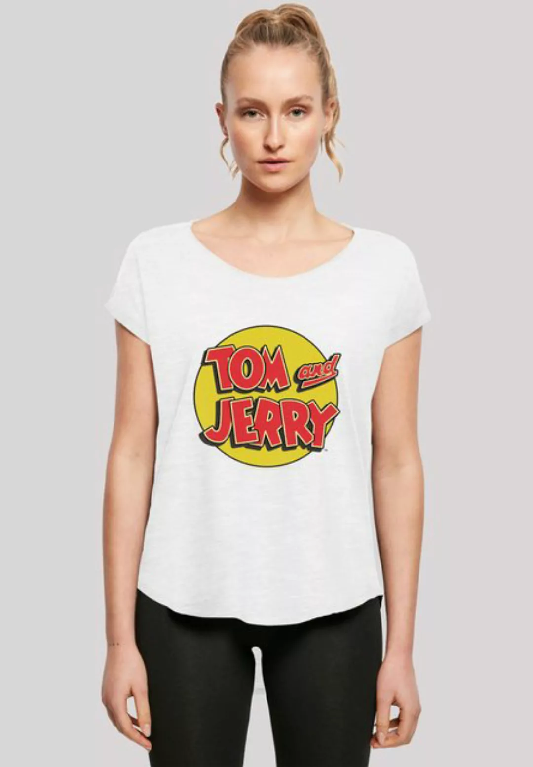 F4NT4STIC T-Shirt Tom and Jerry TV Serie Circle Damen,Premium Merch,Lang,Lo günstig online kaufen