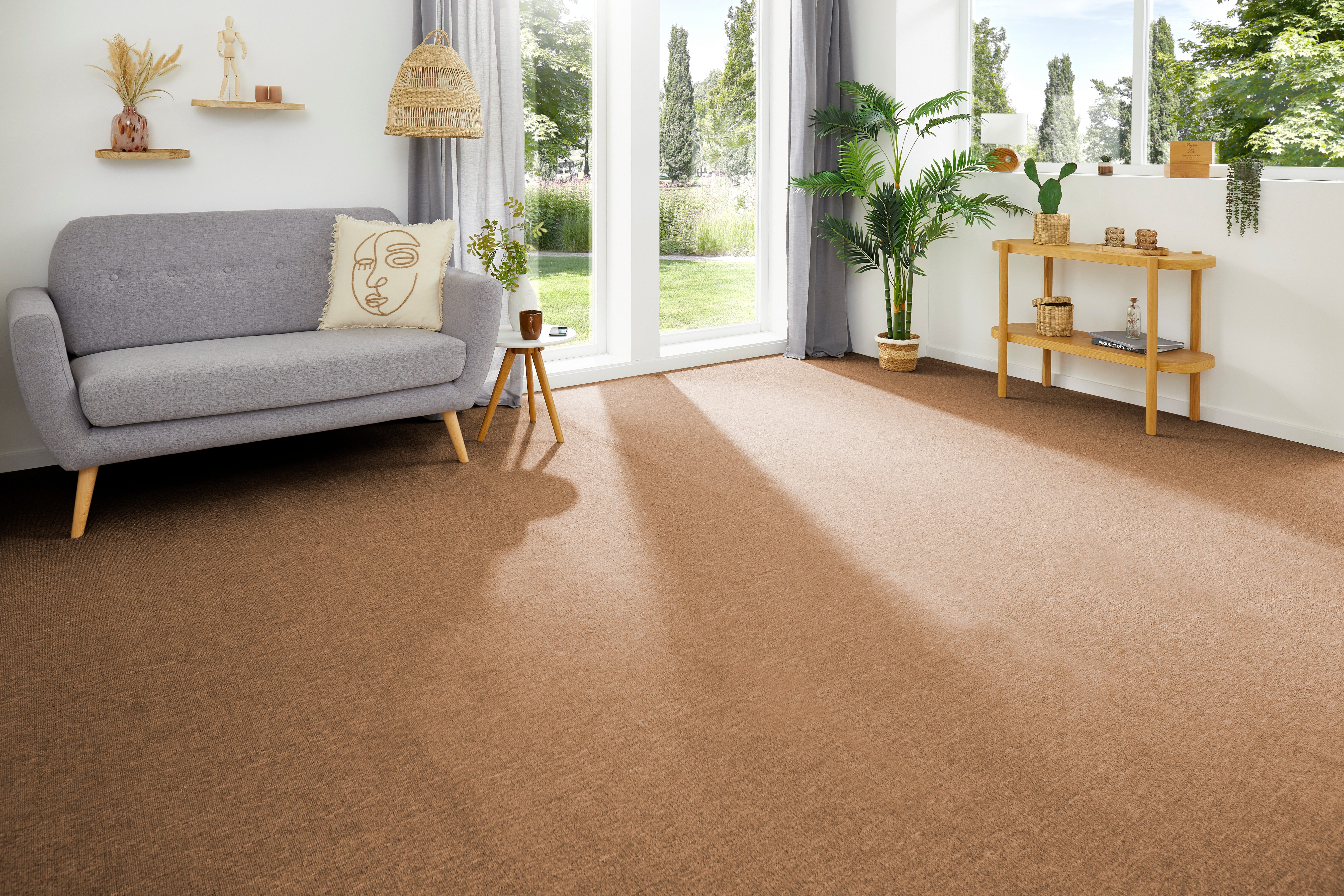 my home Teppichboden »Benno, Schlinge, Made in Netherlands«, rechteckig, 4, günstig online kaufen