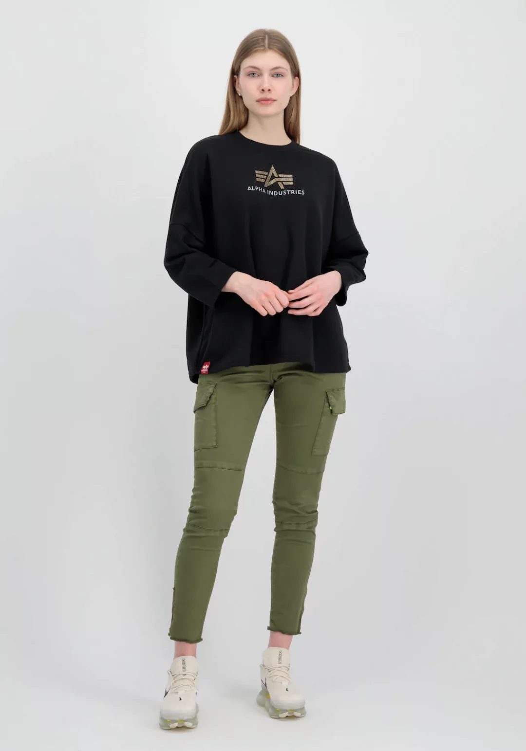 Alpha Industries Sweater "ALPHA INDUSTRIES Women - Sweatshirts Crystal OS S günstig online kaufen