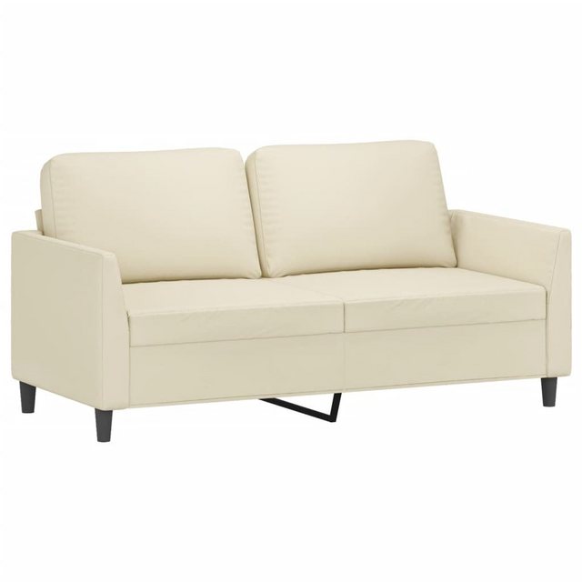 vidaXL Sofa 2-Sitzer-Sofa Creme 140 cm Kunstleder günstig online kaufen