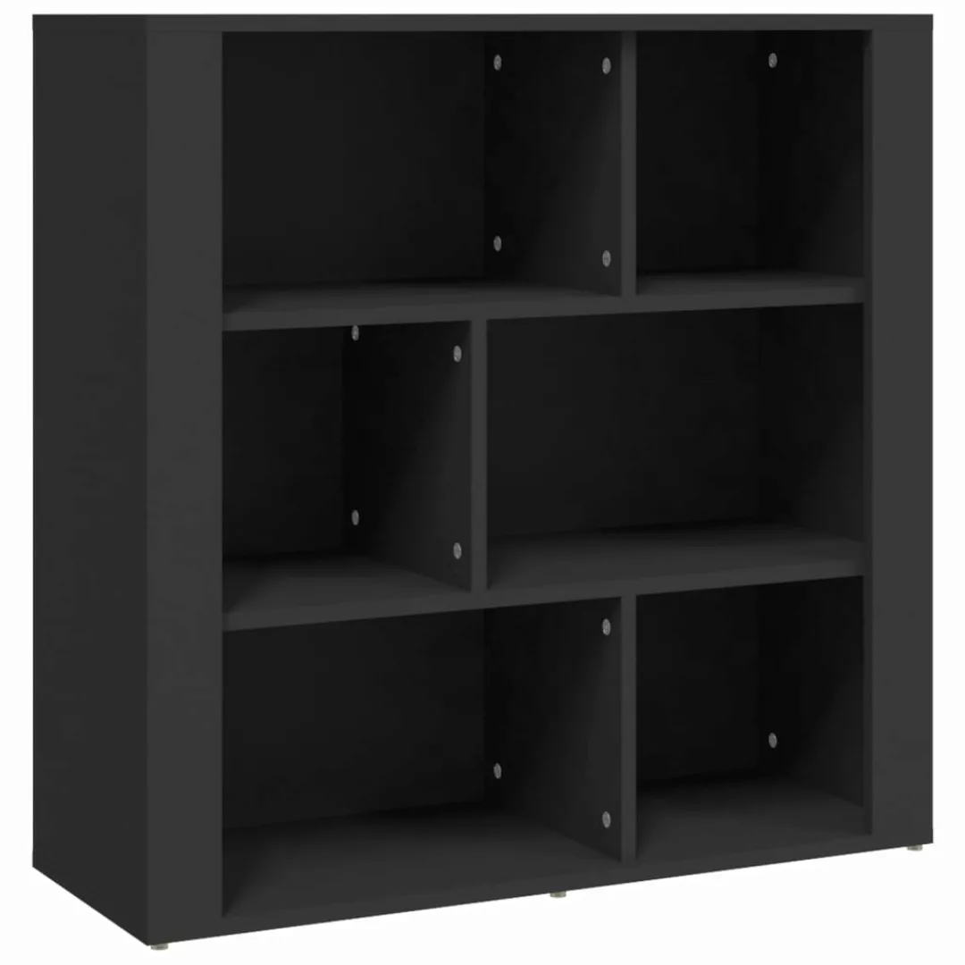 Vidaxl Sideboard Schwarz 80x30x80 Cm Holzwerkstoff günstig online kaufen