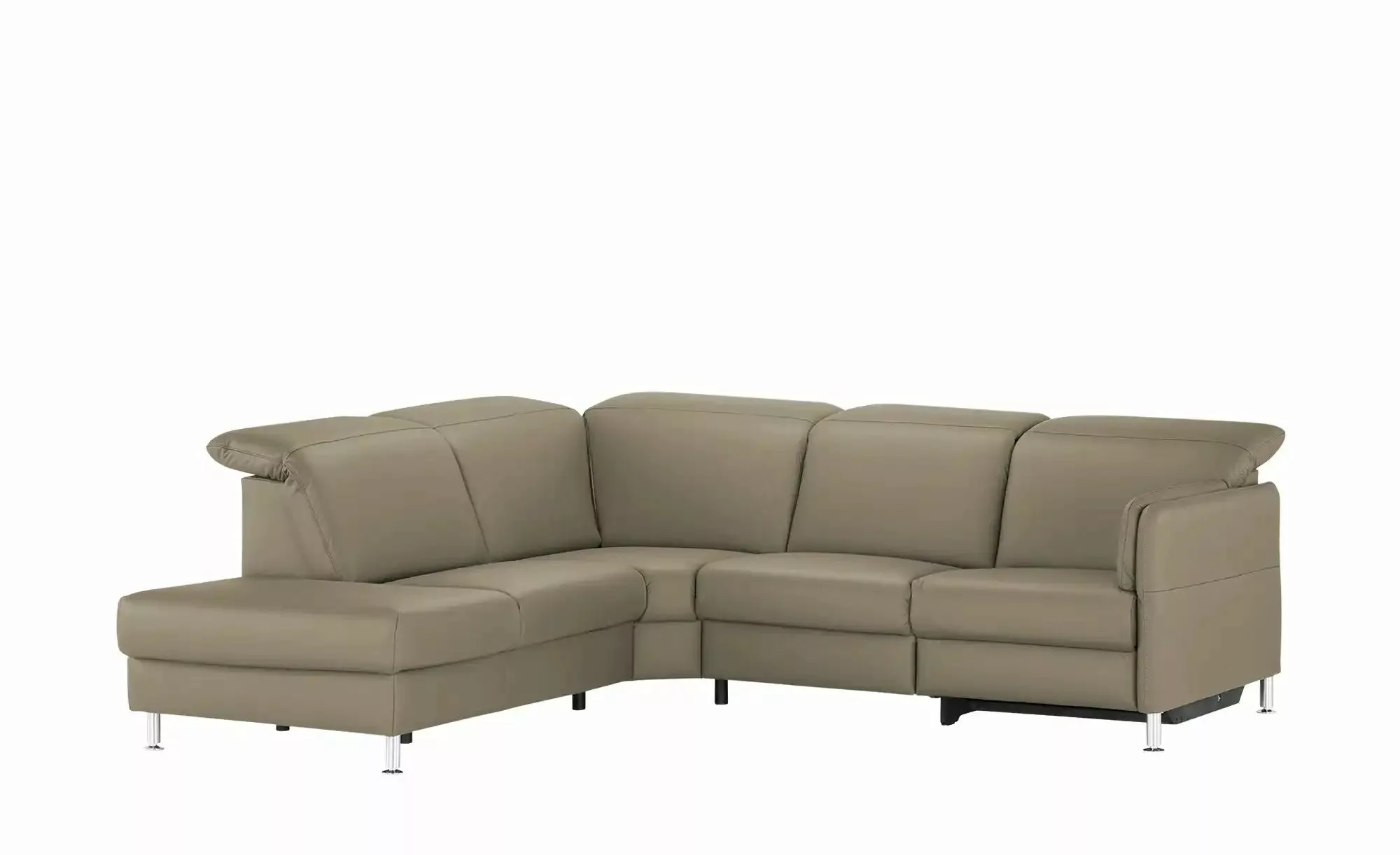 meinSofa Leder-Ecksofa  Leon ¦ grau ¦ Maße (cm): B: 259 H: 83 T: 236 Polste günstig online kaufen