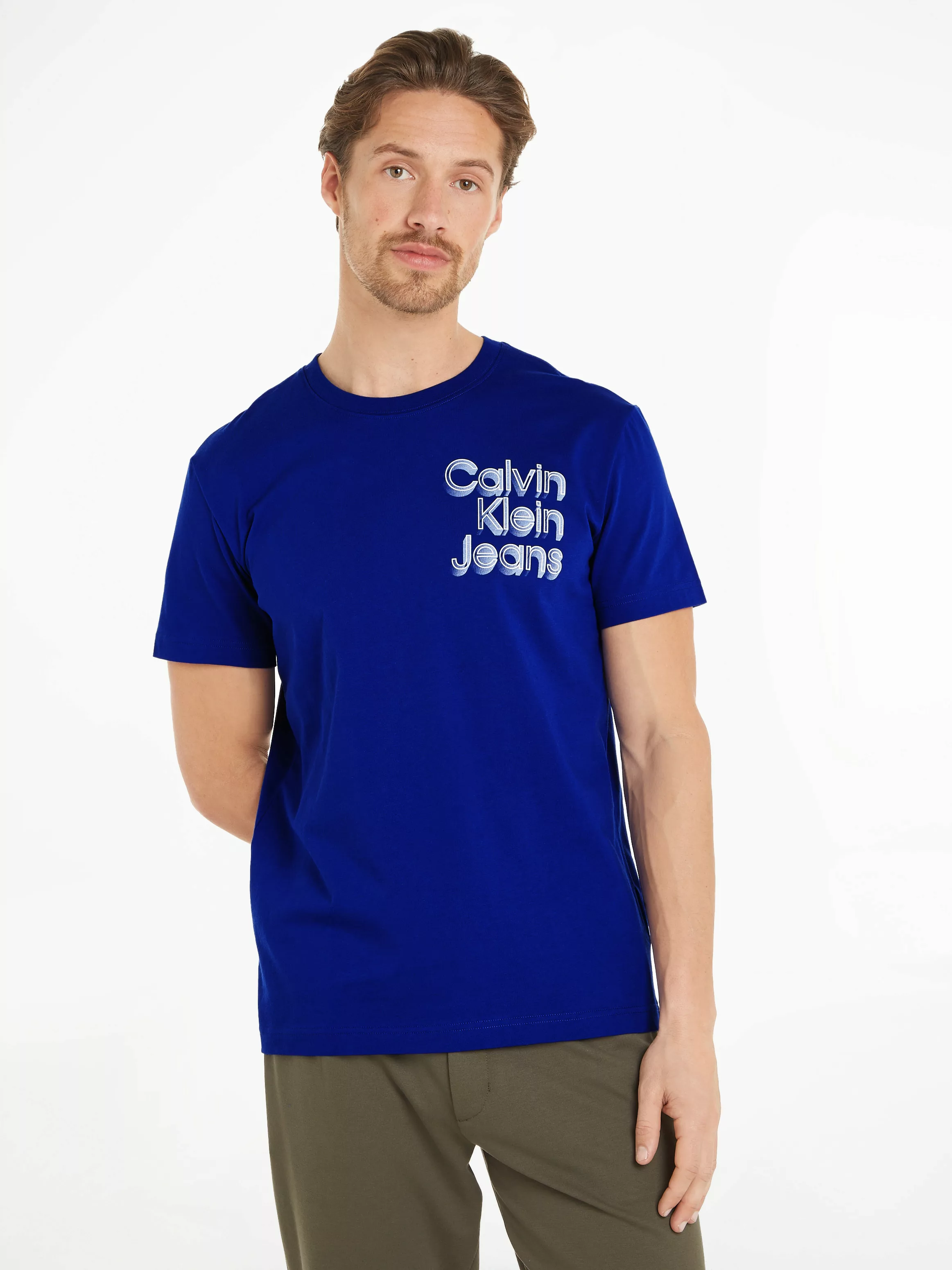 Calvin Klein Jeans T-Shirt "STACKED EUPHORIC LOGO TEE", mit Logoschriftzug günstig online kaufen