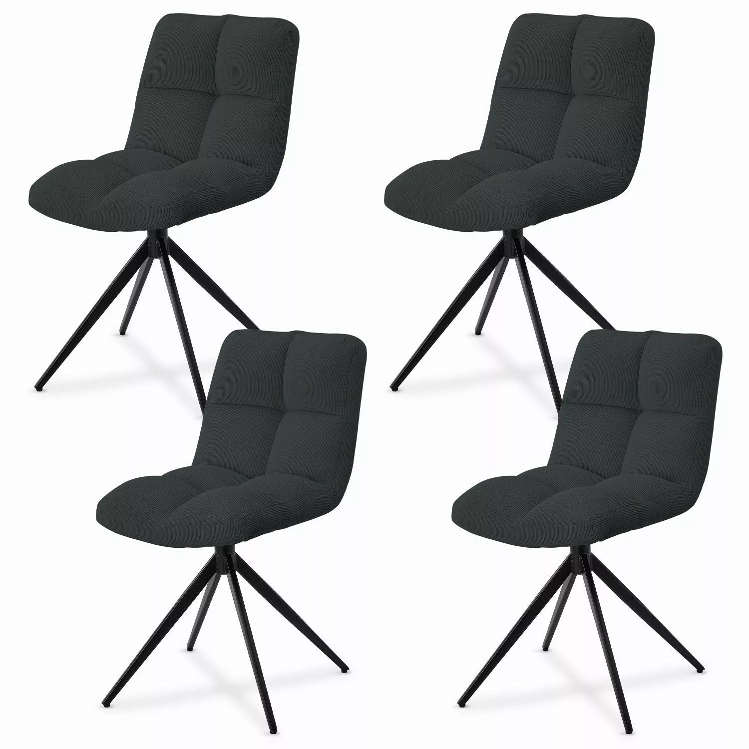 Juskys Esszimmerstuhl Dallas (4 St), 4er günstig online kaufen