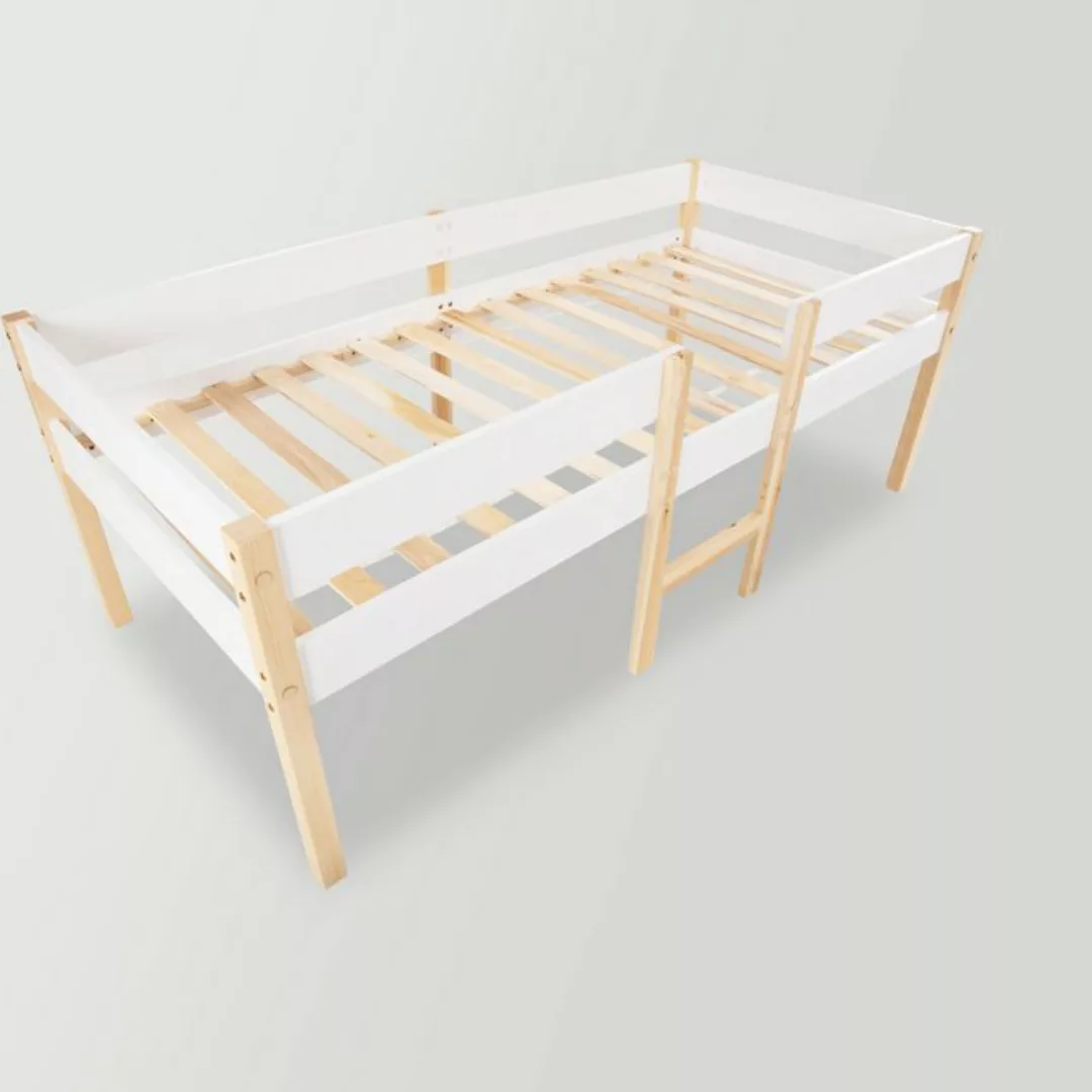 Rhein Beleuchtung Kinderbett kinderbett 90x190 mit rausfallschutz, montesso günstig online kaufen