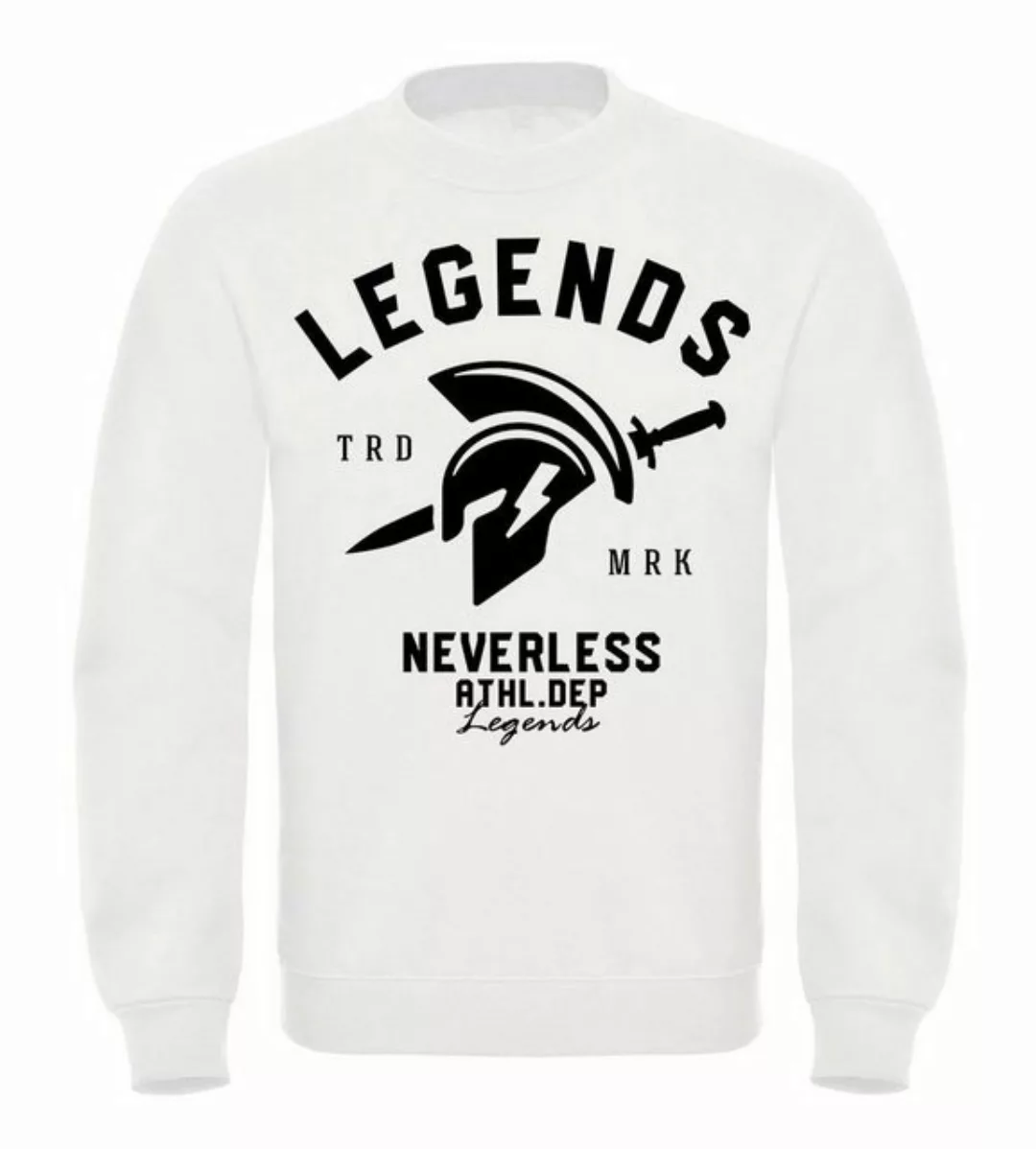 Neverless Sweatshirt Cooles Herren T-Shirt Legends Sparta Gladiator Gym Ath günstig online kaufen