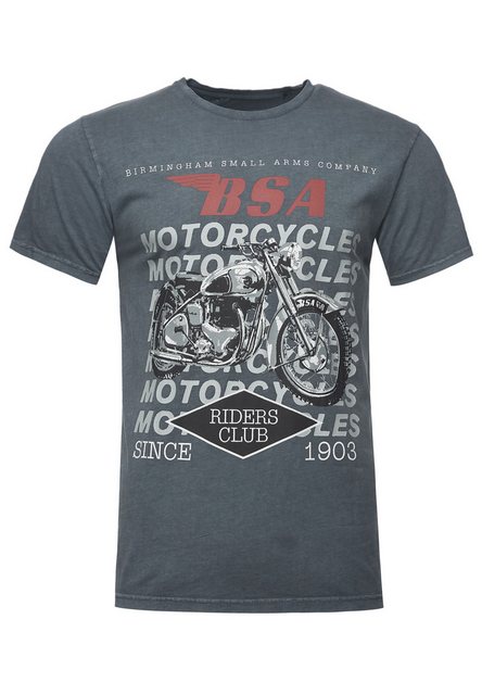 Recovered T-Shirt BSA Birmingham Motorcycles GOTS zertifizierte Bio-Baumwol günstig online kaufen