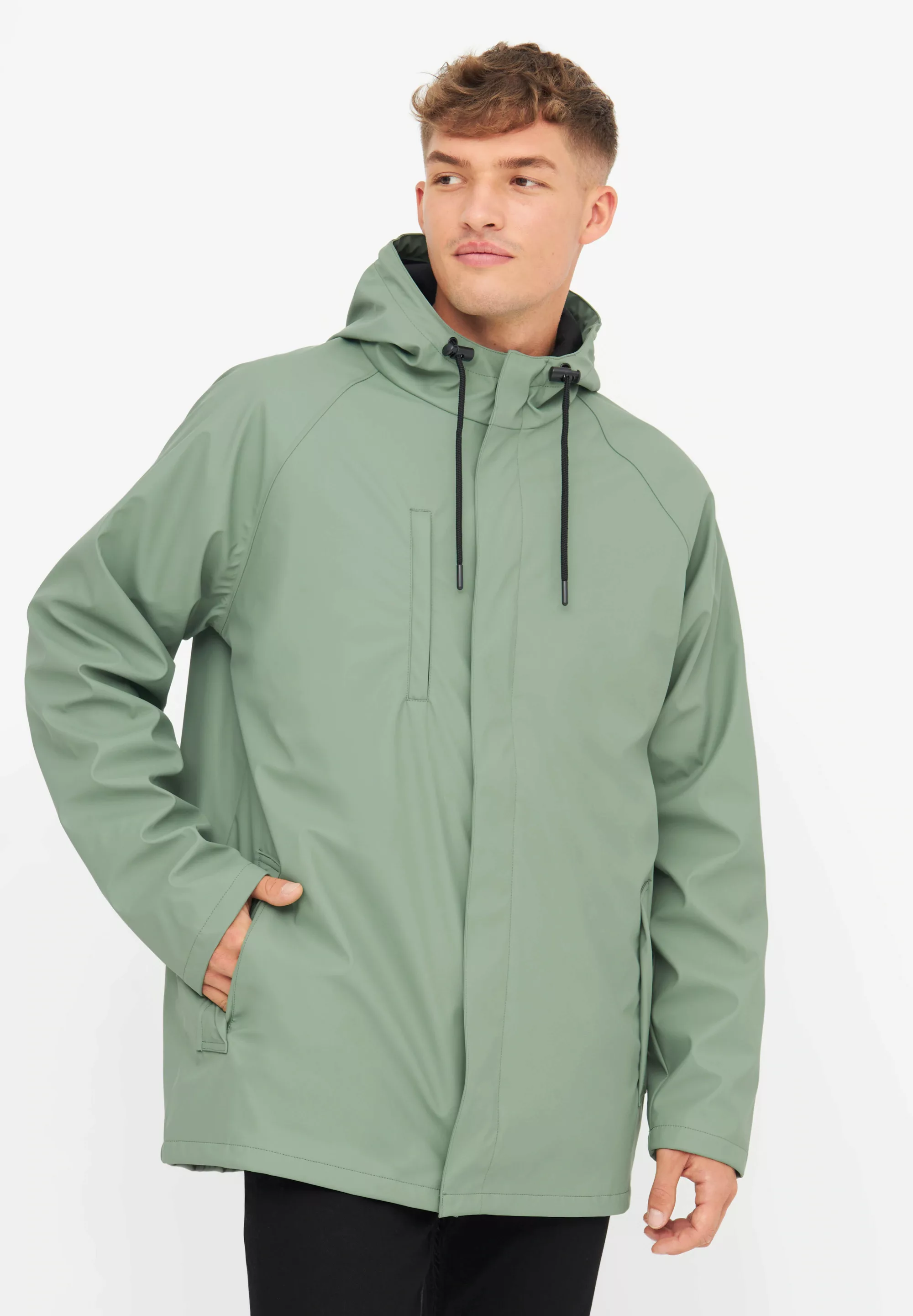 Derbe Regen- und Matschjacke "Passby Plain", wasserabweisend, winddicht, Ka günstig online kaufen