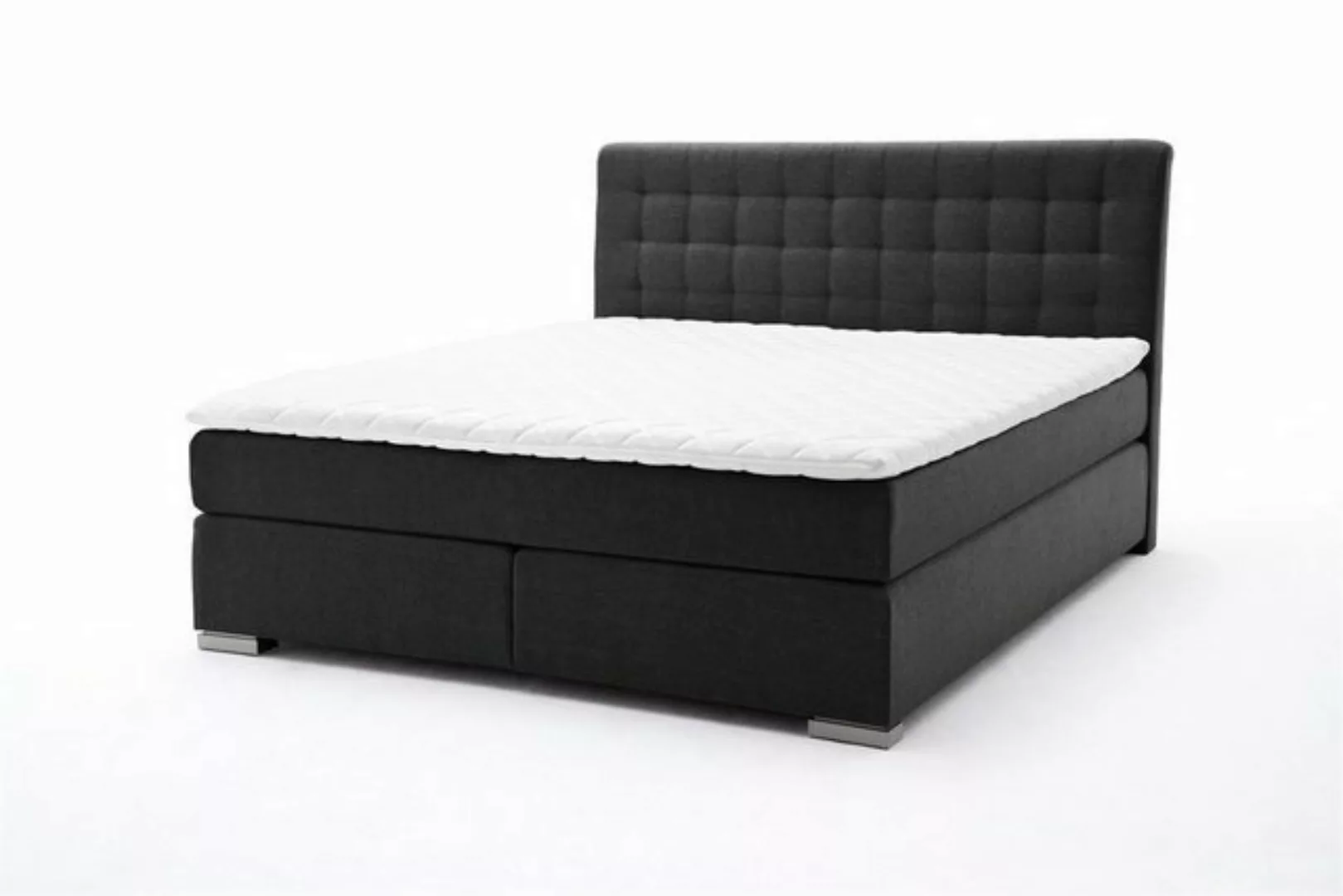 möbelando Boxspringbett Lenno, Boxspringbett Lenno mit Stoffbezug Sawana an günstig online kaufen