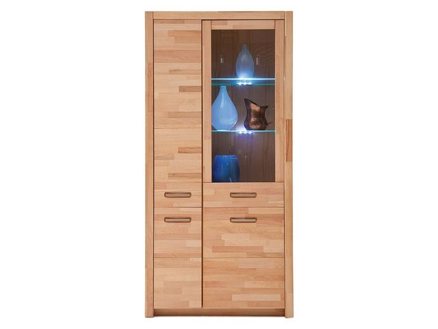 möbelando Vitrine Leduc 98 x 203 x 40 cm (B/H/T) günstig online kaufen