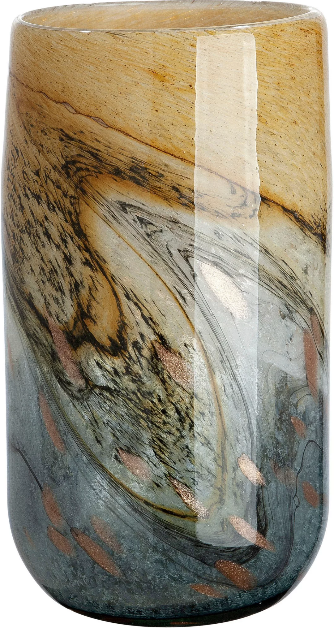 GILDE Tischvase "Vida, mit Farbverlauf", (1 St.), dekorative Vase aus Glas, günstig online kaufen