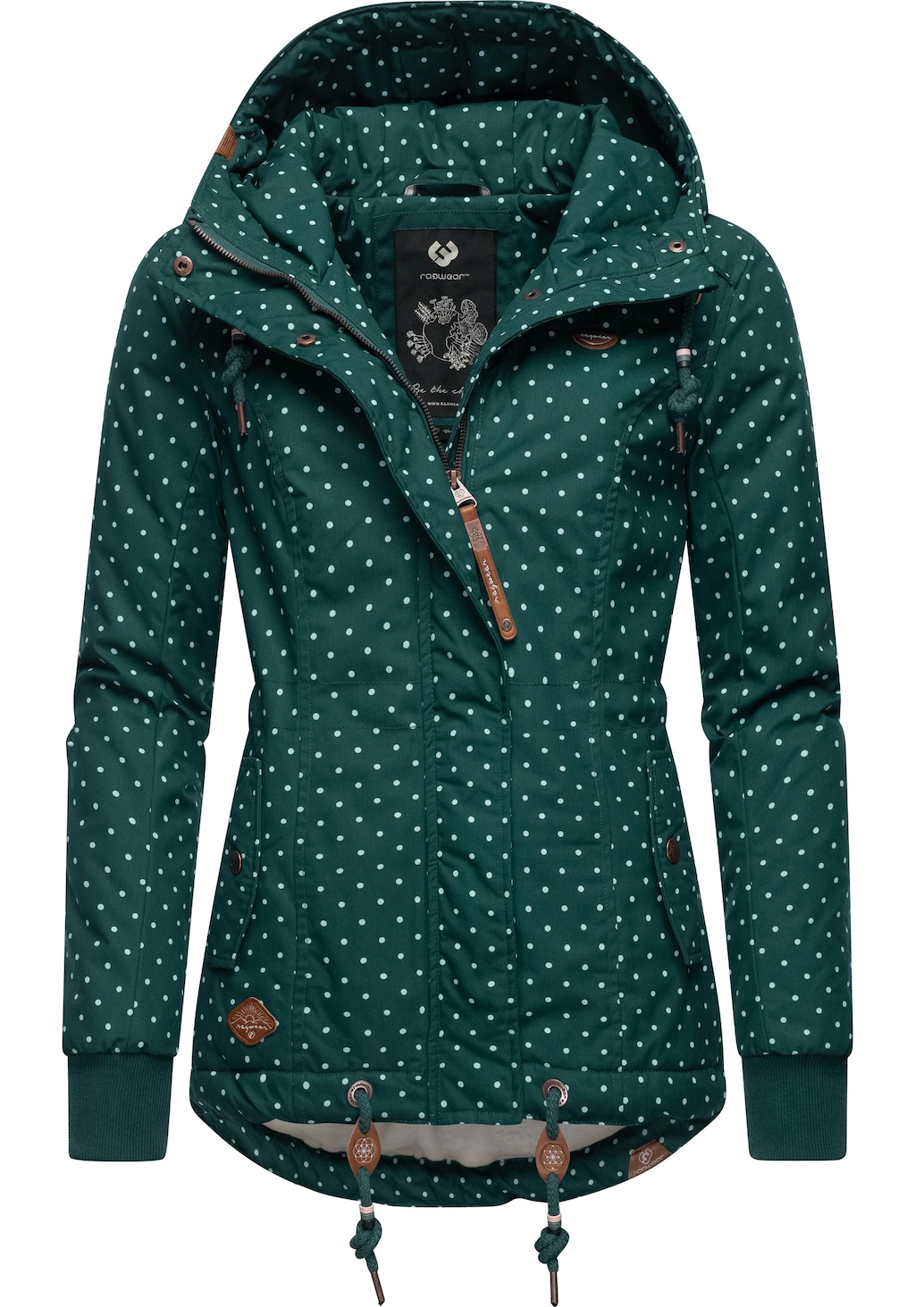 Ragwear Winterjacke "Danka Dots Intl.", mit Kapuze, stylische Winter Outdoo günstig online kaufen