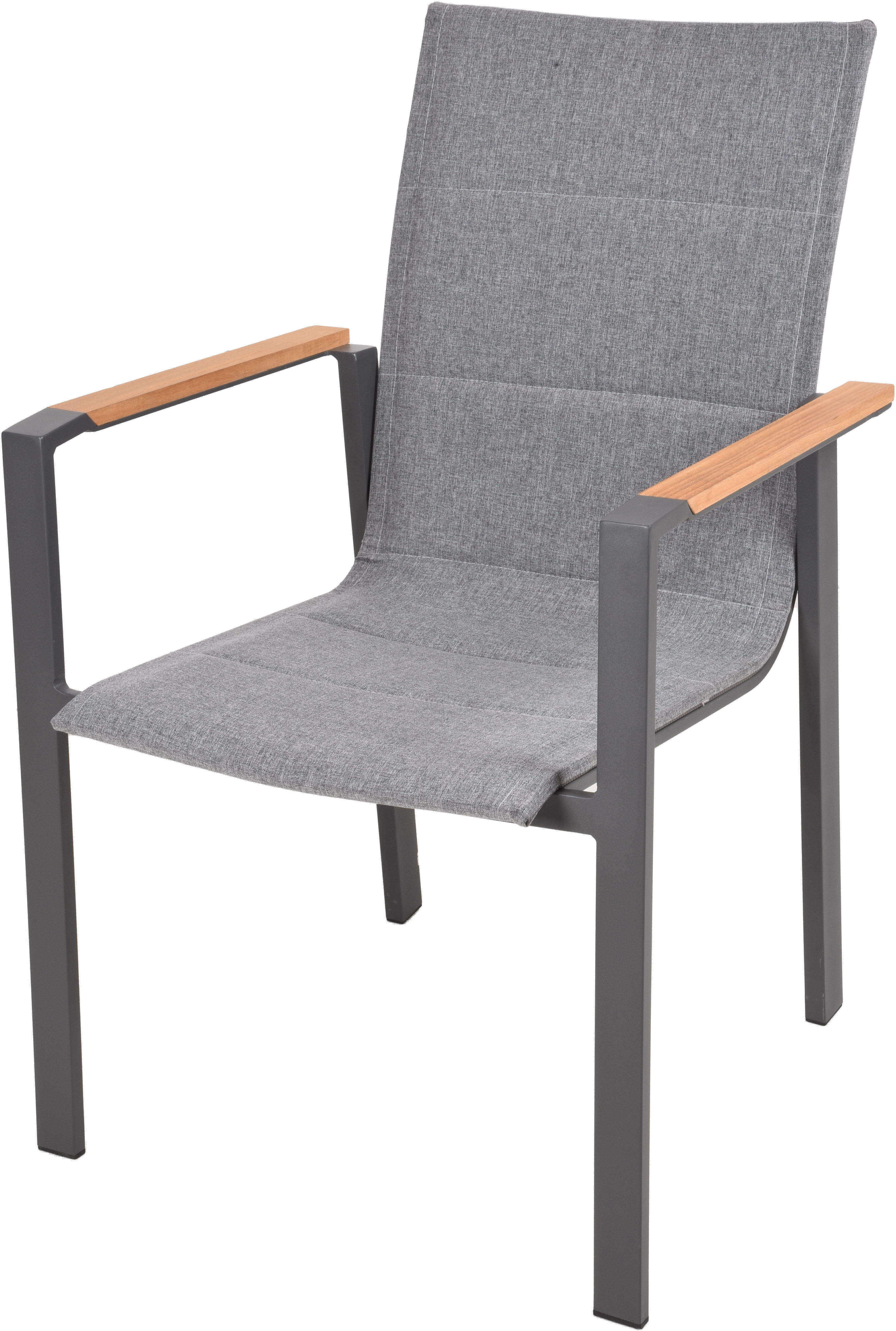 Garden Pleasure Stapelstuhl Davina 2er-Set Anthrazit FSC® günstig online kaufen