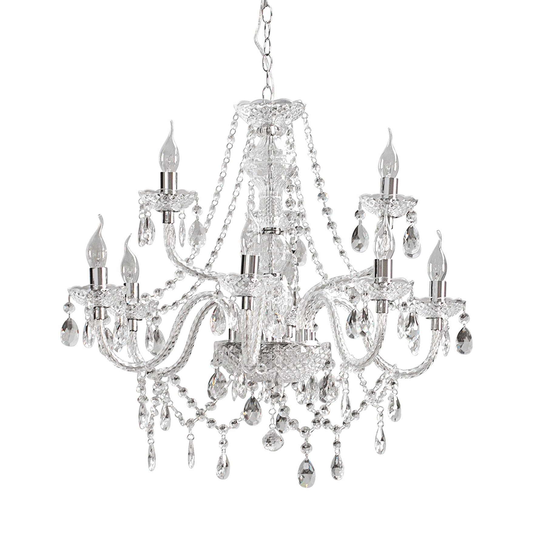 riess-ambiente Kronleuchter CRYSTAL 75cm klar, ohne günstig online kaufen