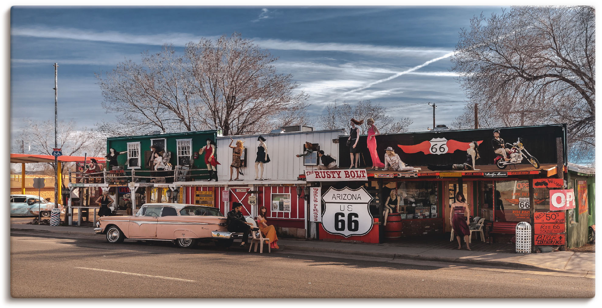Artland Wandbild »Historische Route 66 in Seligman«, Amerika, (1 St.), als günstig online kaufen