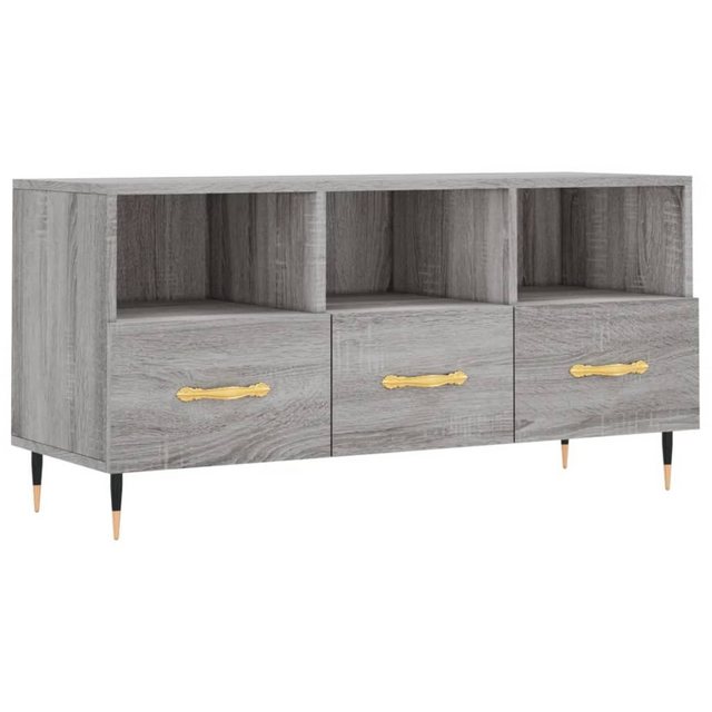 furnicato TV-Schrank Grau Sonoma 102x36x50 cm Holzwerkstoff günstig online kaufen