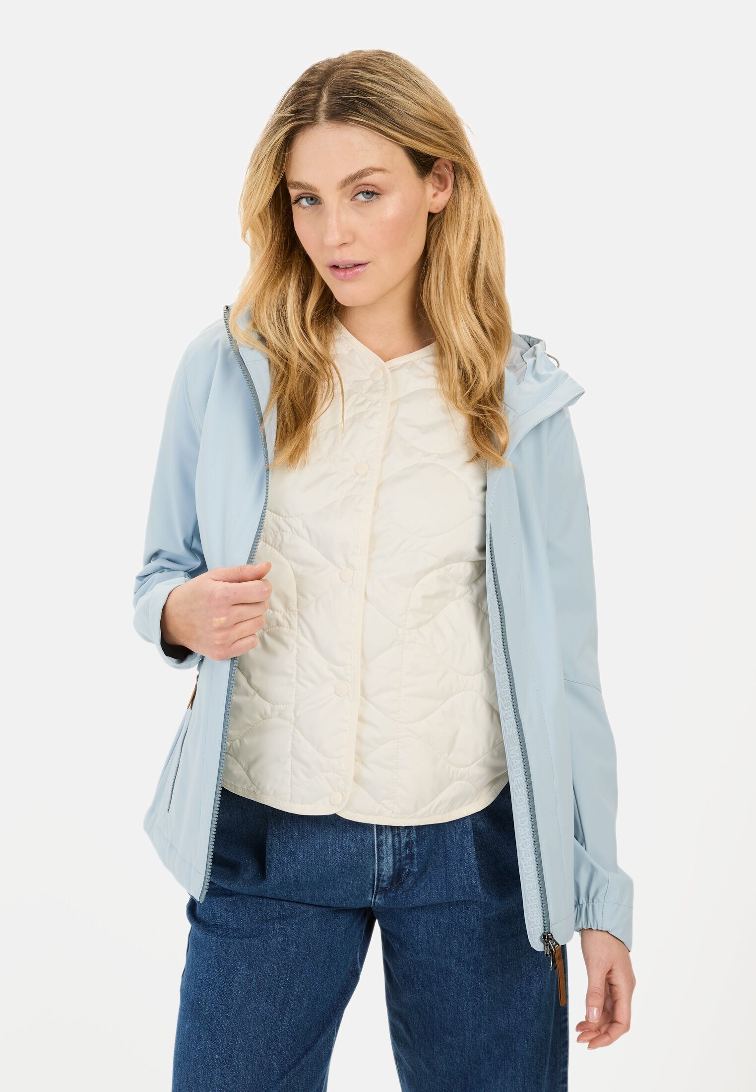 camel active Softshelljacke aus recyceltem Polyester günstig online kaufen