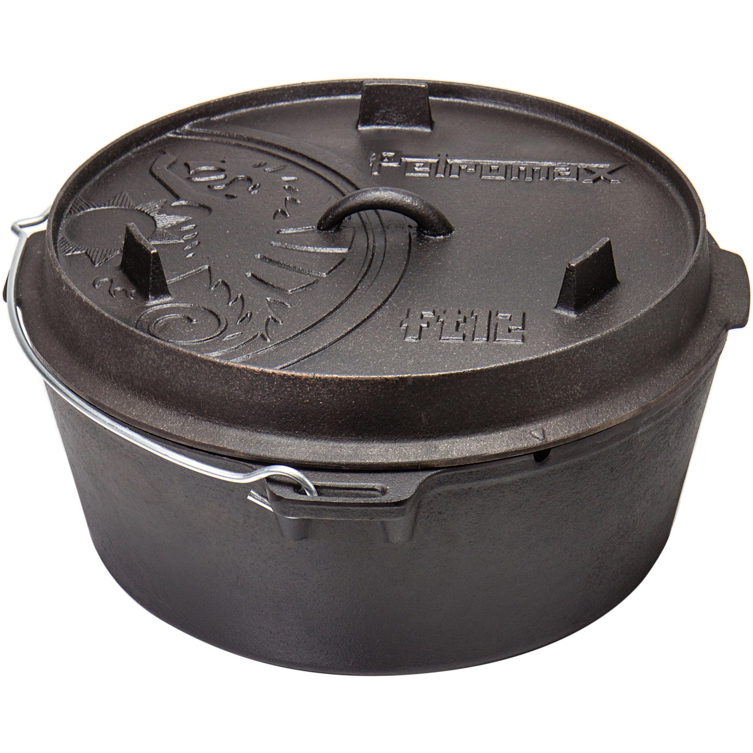 Petromax Dutch Oven FT12-T Schwarz mit planem Boden ca. 11,4 l günstig online kaufen