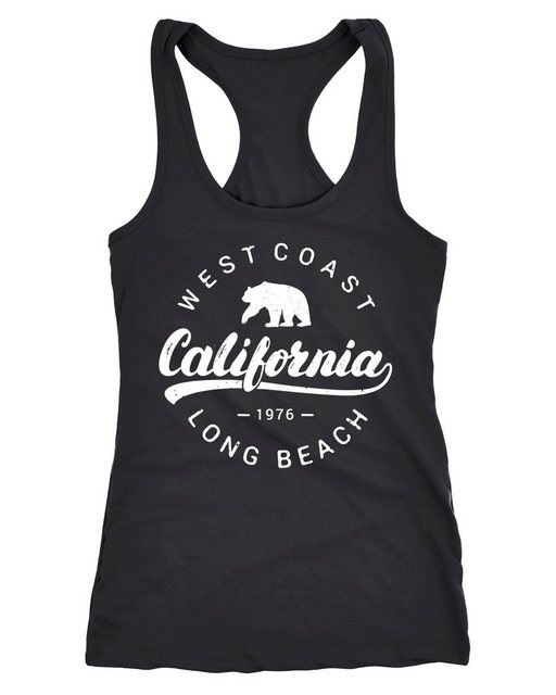 Neverless Tanktop Damen Tank-Top California Republic Racerback Neverless® günstig online kaufen