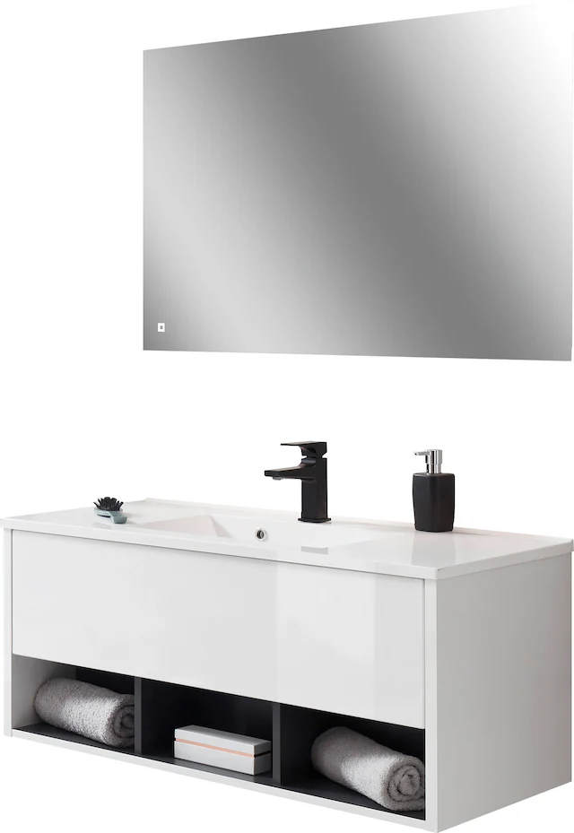 Places of Style Badmöbel-Set "Studio Line, Bad im modernen Design, 2-teilig günstig online kaufen
