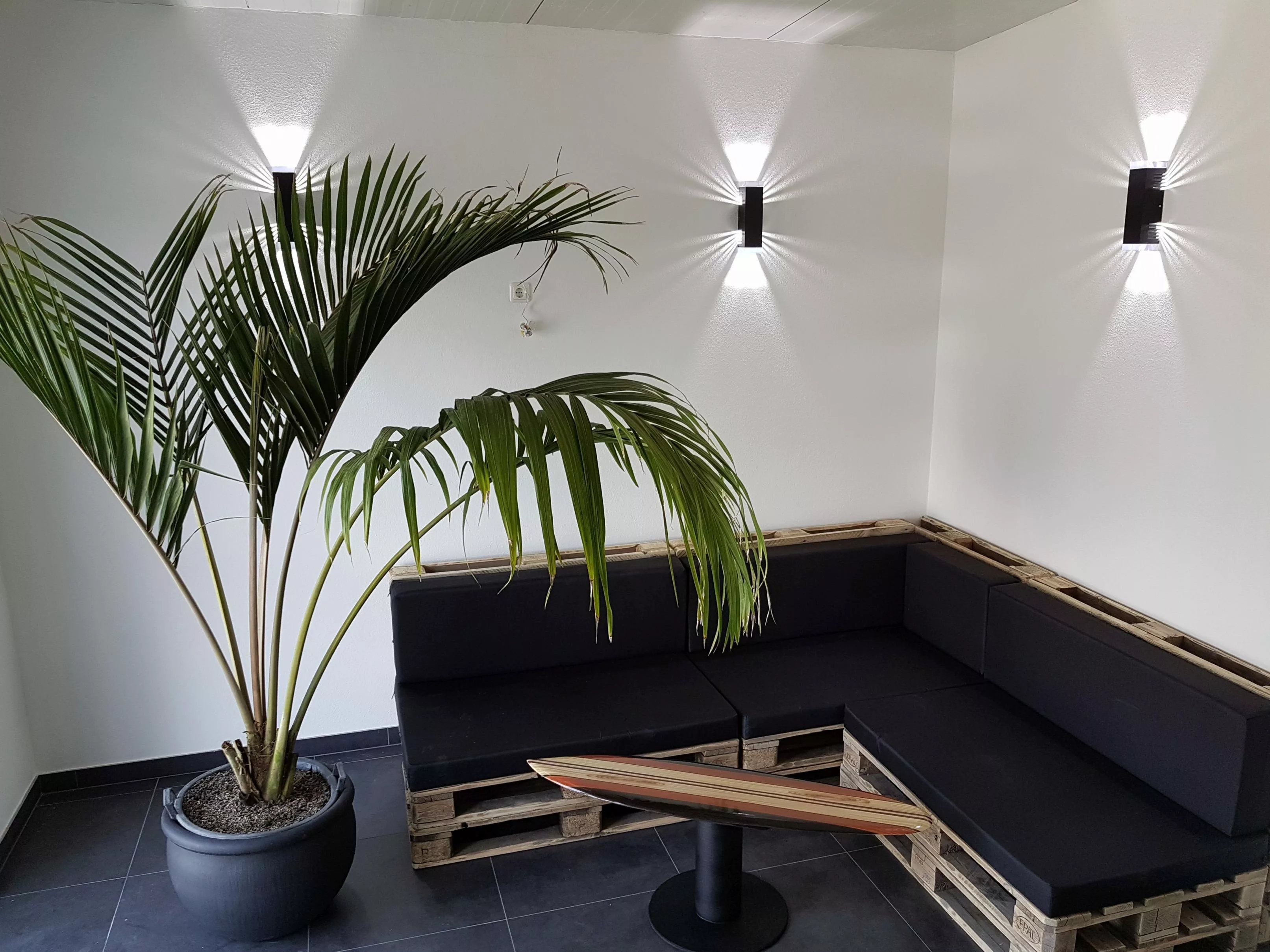 SpiceLED LED Wandleuchte Black Edition, Warmweiß günstig online kaufen