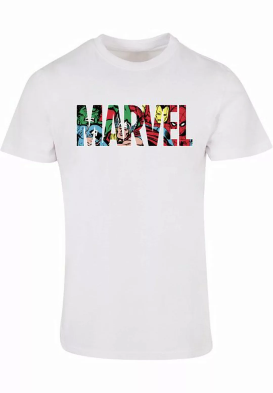 ABSOLUTE CULT T-Shirt ABSOLUTE CULT Herren Marvel Logo Character Infill T-S günstig online kaufen