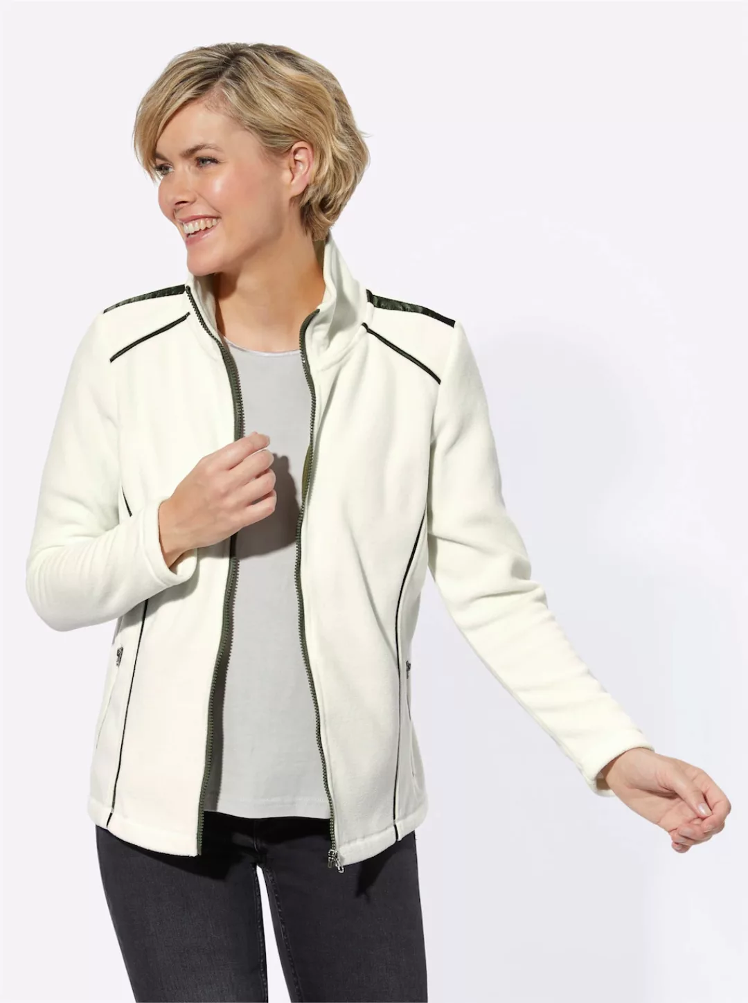 Casual Looks Fleecejacke günstig online kaufen