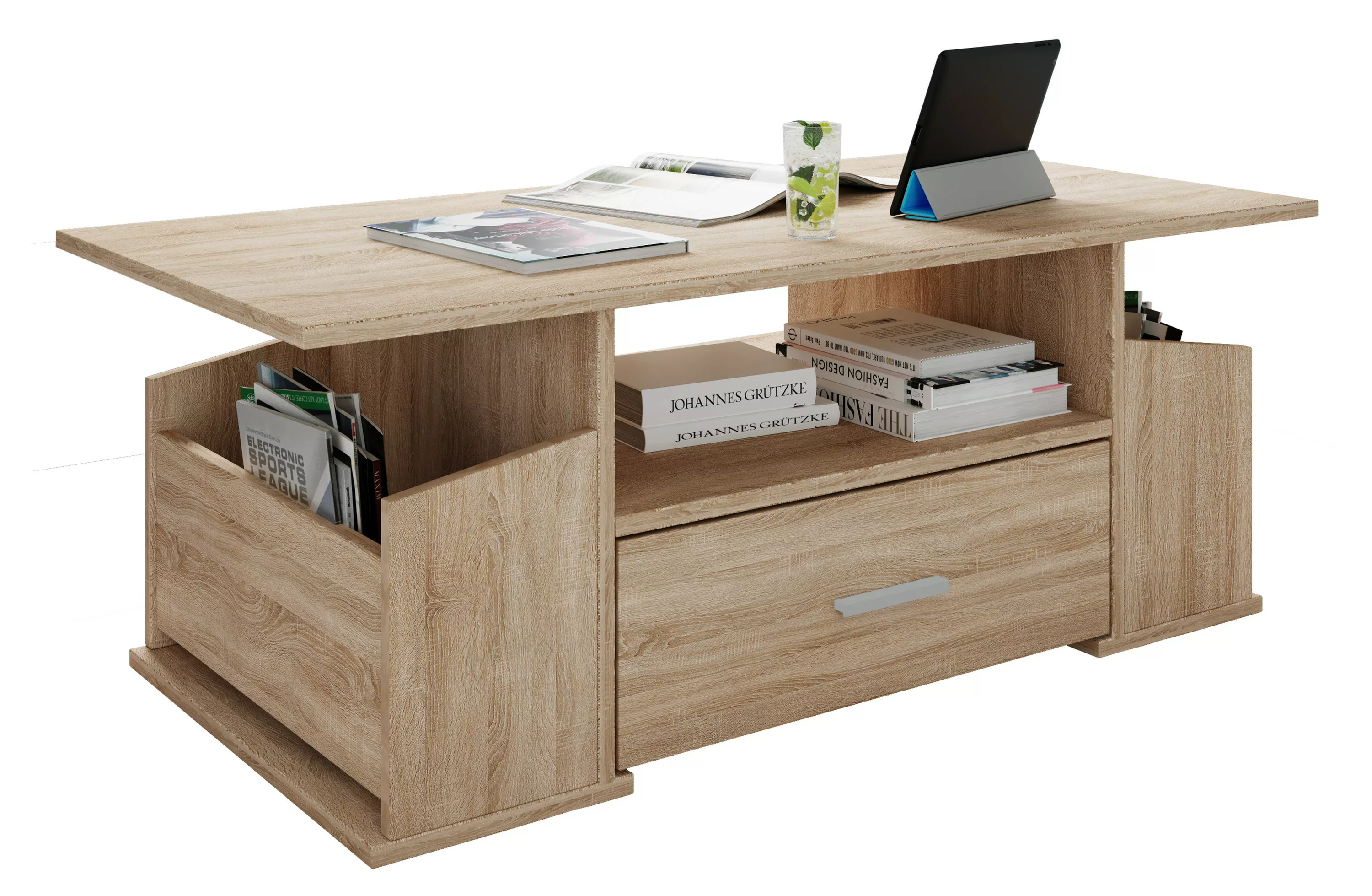 VCM Couchtisch "VCM Holz Couchtisch mit ausreichend Stauraum  Maße ca. H. 4 günstig online kaufen