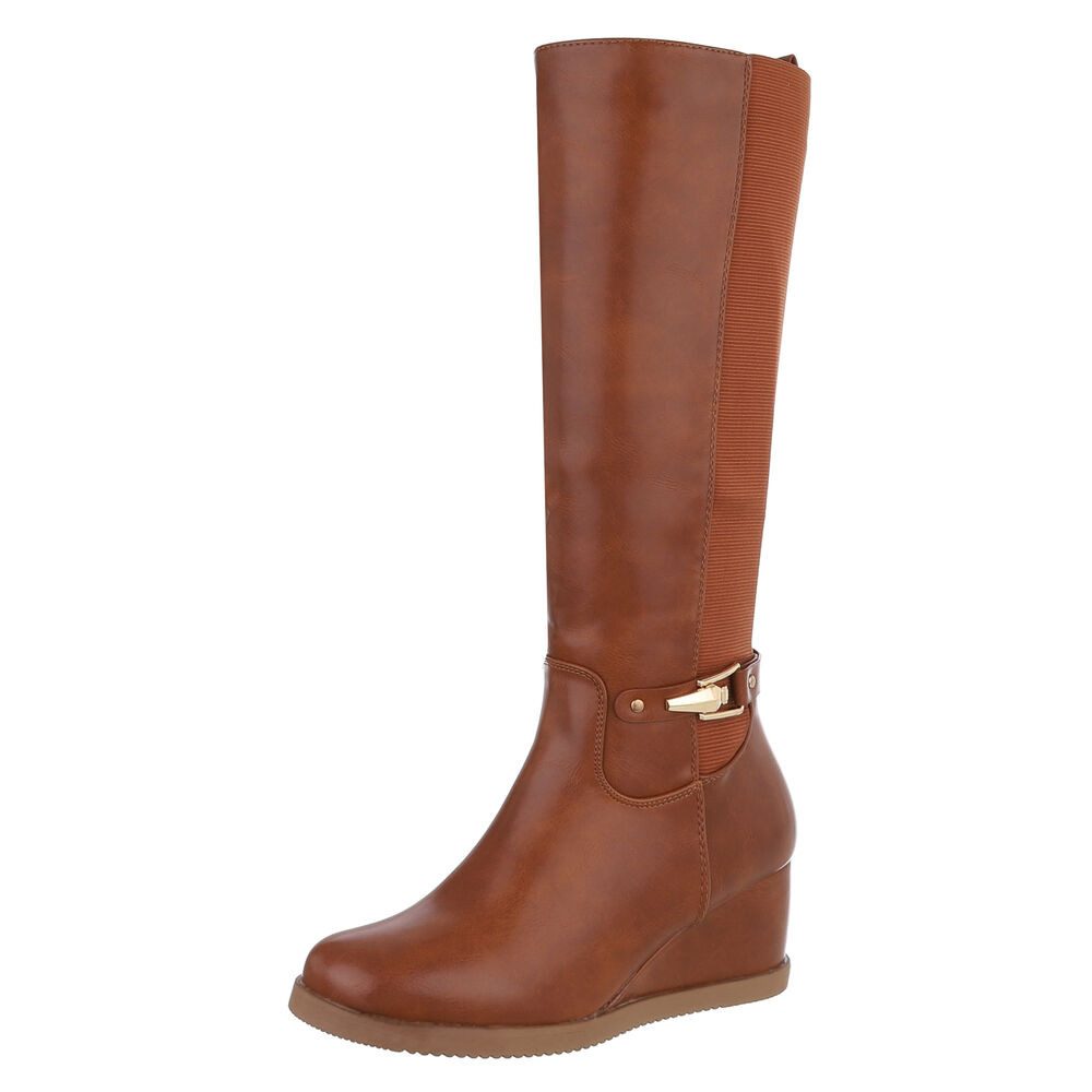 Ital-Design Damen Elegant Keilstiefel (88843425) Keilabsatz/Wedge günstig online kaufen