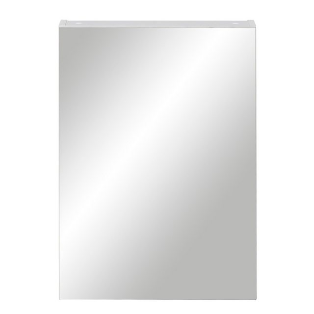 Lomadox Spiegelschrank Corato Badezimmer Schrank Badschrank grifflos weiß 5 günstig online kaufen
