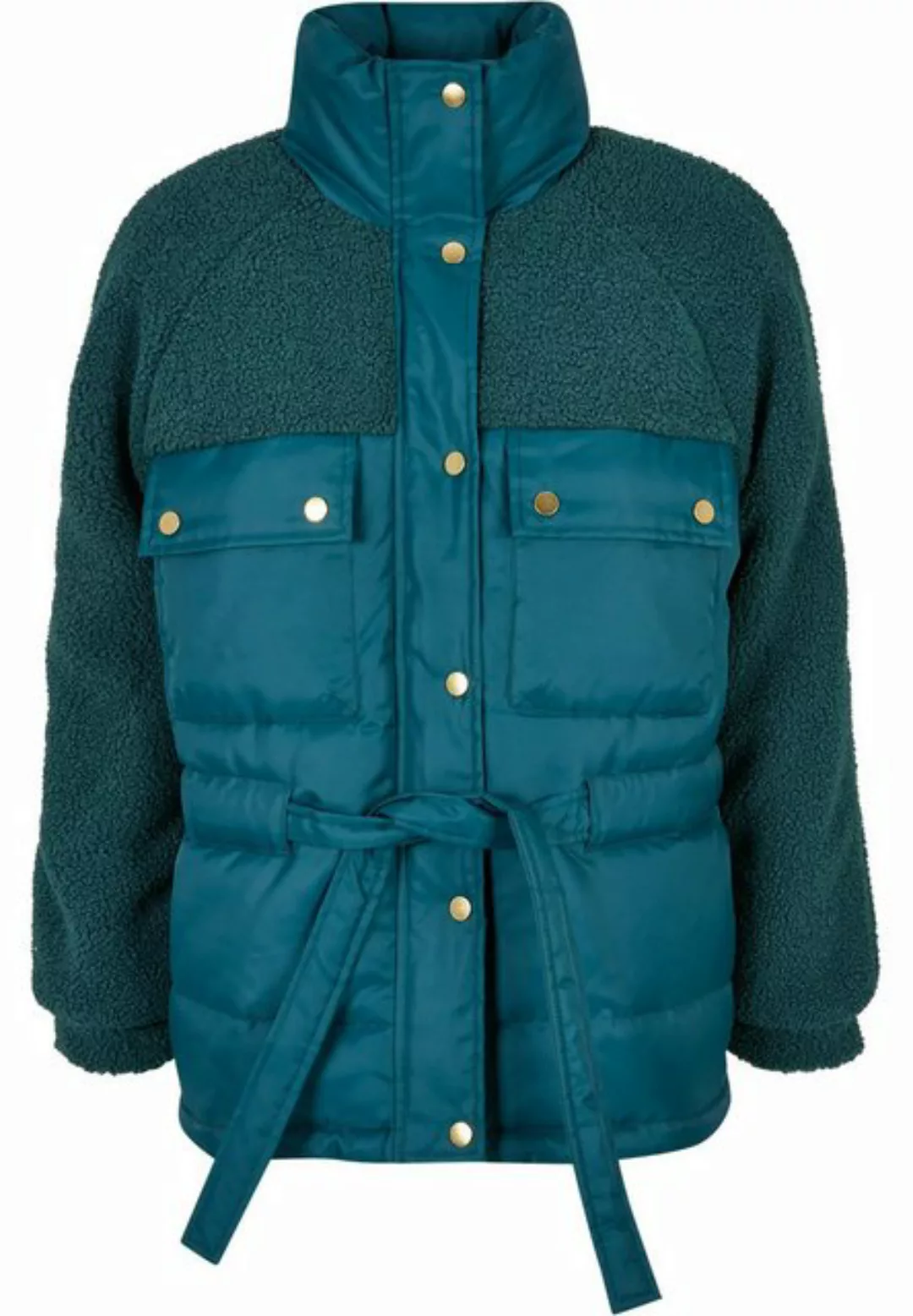 URBAN CLASSICS Winterjacke "Urban Classics Damen Ladies Sherpa Mix Puffer J günstig online kaufen