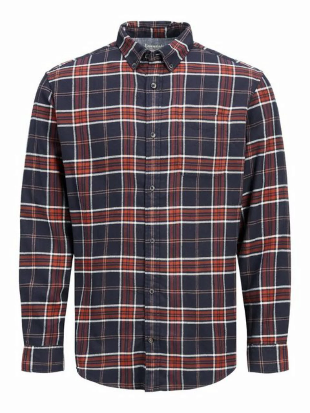 Jack & Jones Langarmhemd Kariertes Flanell Hemd Freizeit Shirt JJECLASSIC 4 günstig online kaufen