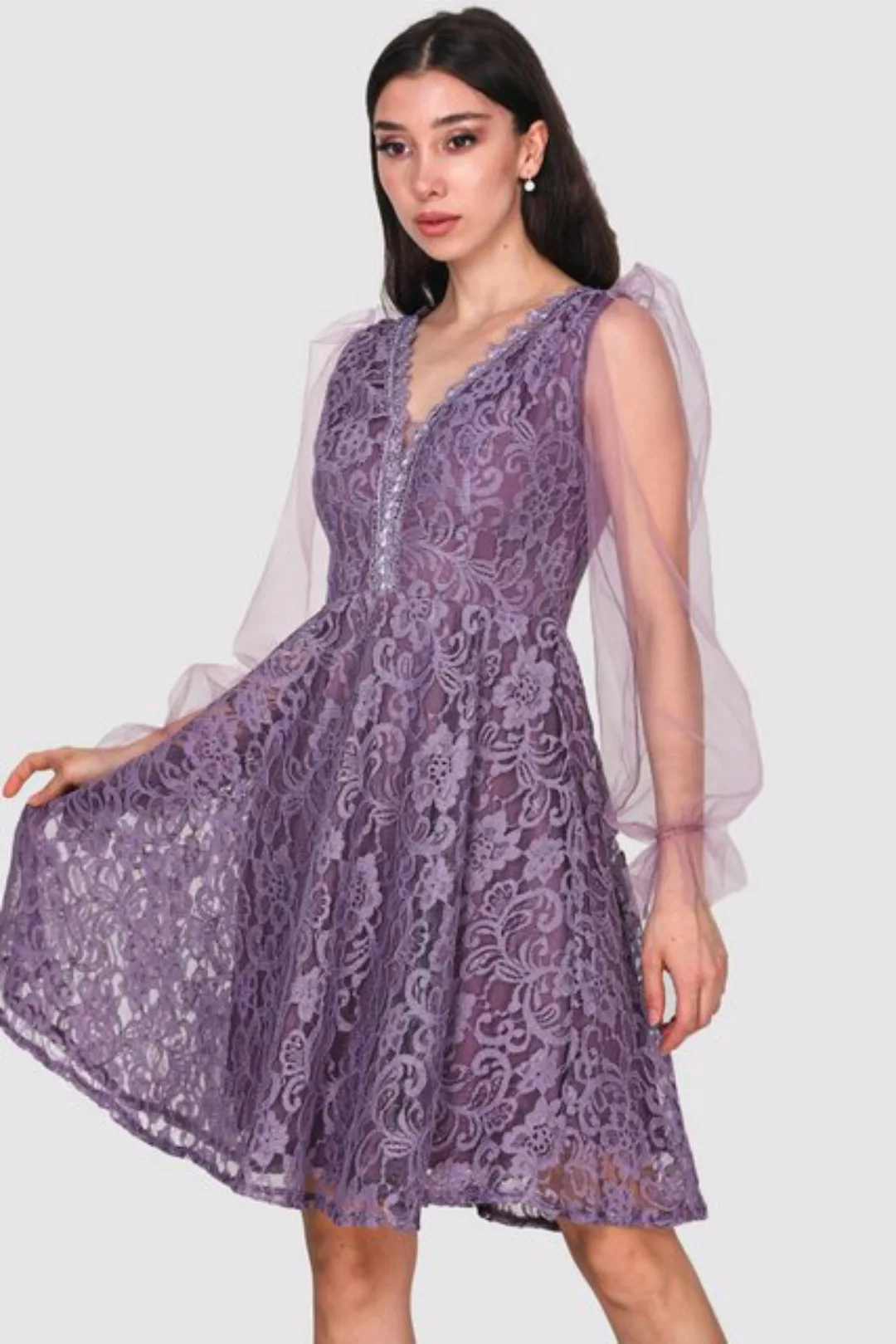 Modabout Abendkleid Kurzes Midikleid Sommerkleid für Damen - NELB0588D5151L günstig online kaufen