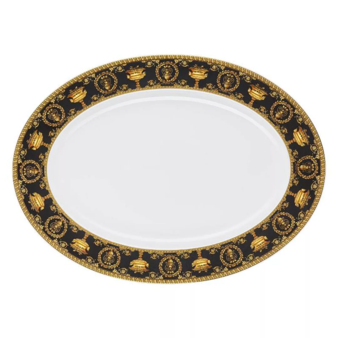 Rosenthal Versace I love Baroque - Nero Platte 40,5x30 cm günstig online kaufen