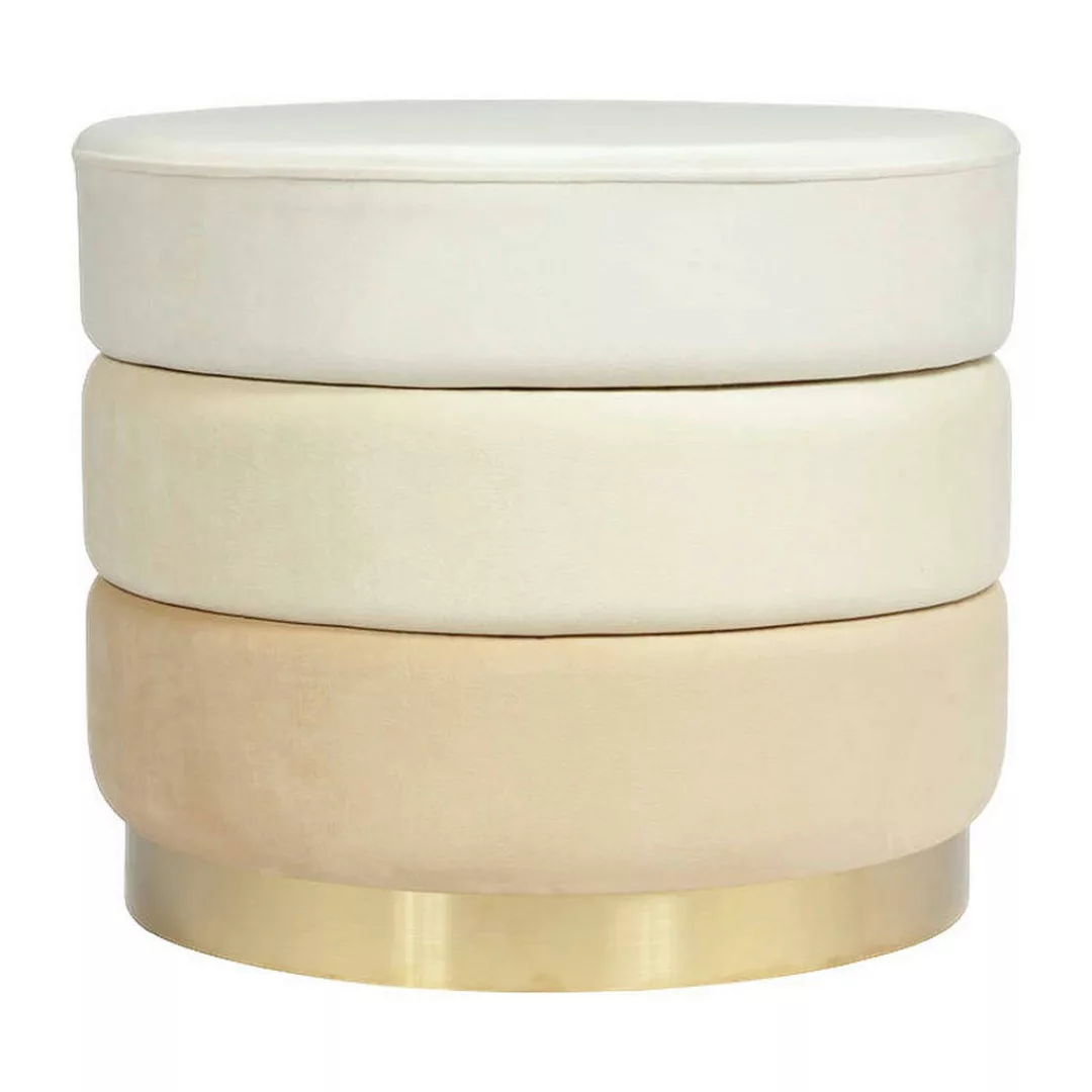 360 Living Hocker Elyse 101 creme H/D: ca. 42x50 cm günstig online kaufen