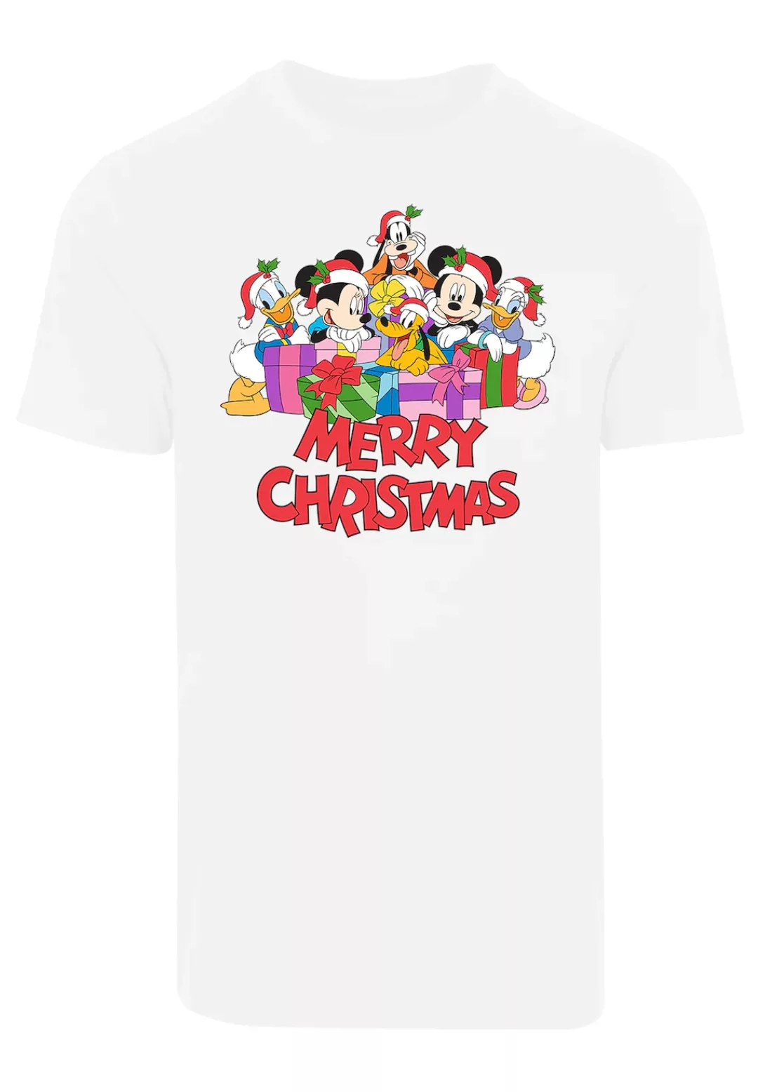 F4NT4STIC T-Shirt "Disney Micky Maus Merry Christmas", Print günstig online kaufen