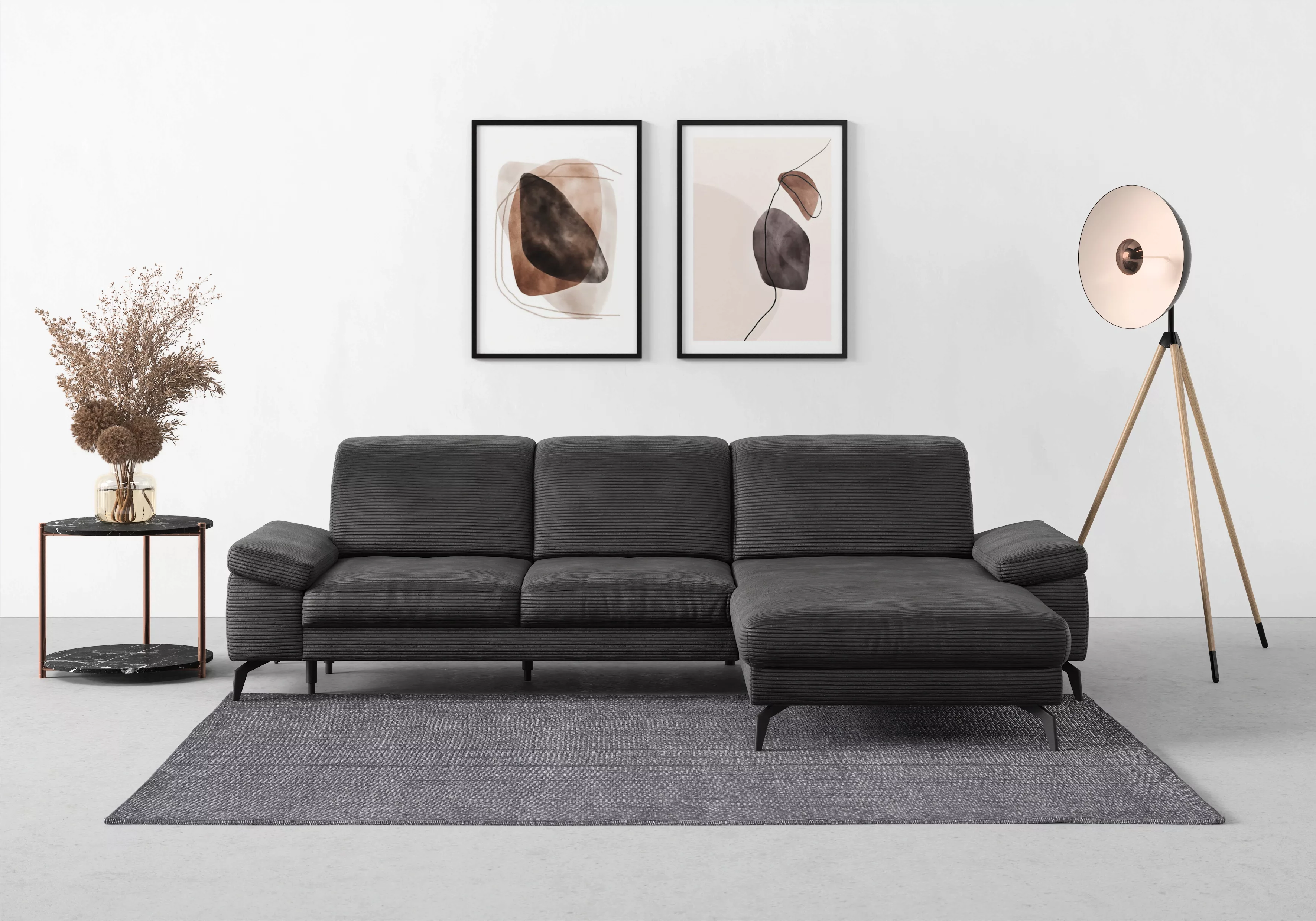 sit&more Ecksofa "Cabana L-Form", Recamiere, wahlweise mit Sitztiefen-, Arm günstig online kaufen