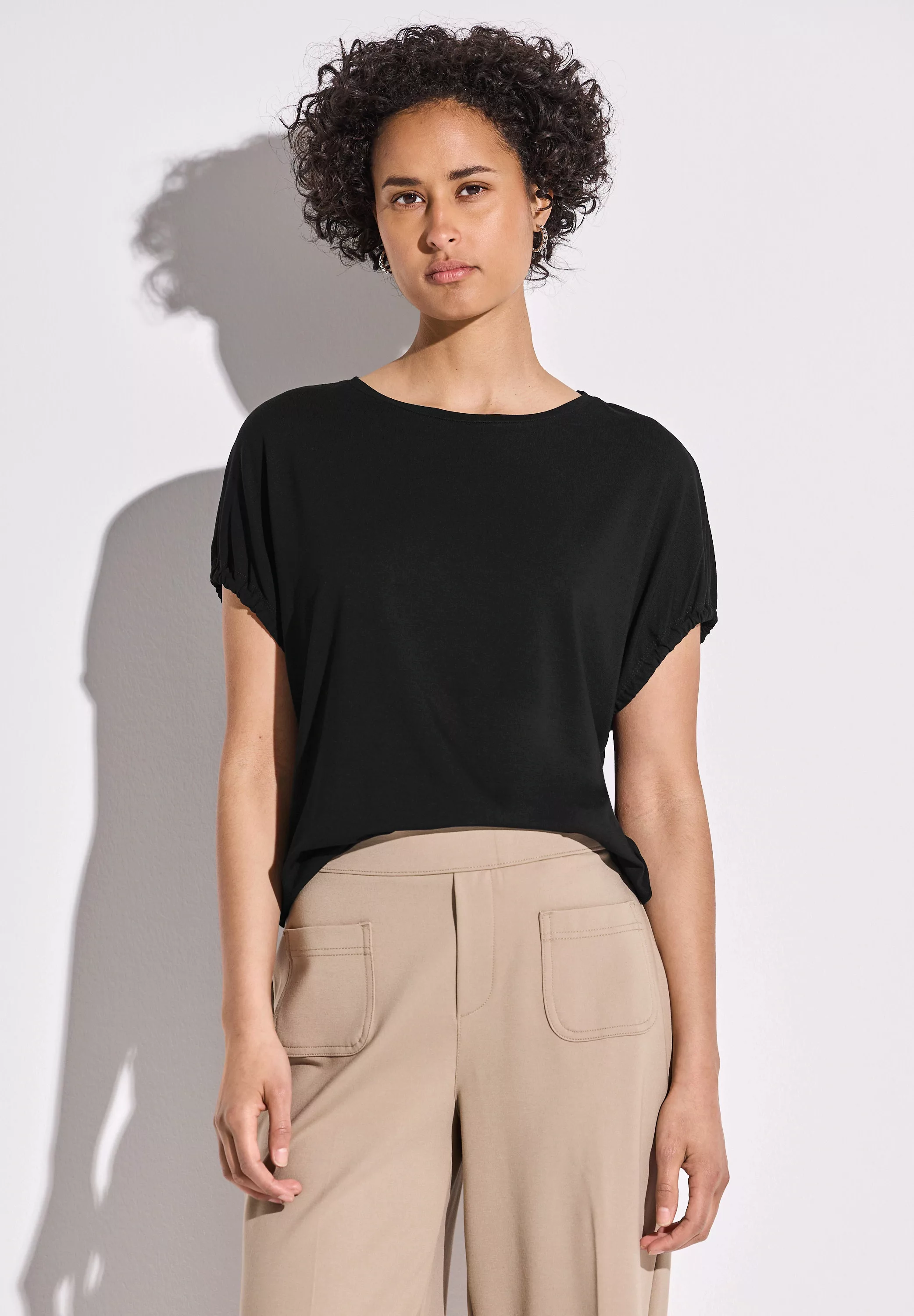 STREET ONE T-Shirt, mit U-Boot-Ausschnitt günstig online kaufen