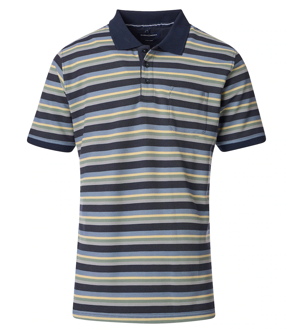 CASAMODA Poloshirt "CASAMODA Polo-Shirt gestreift" günstig online kaufen