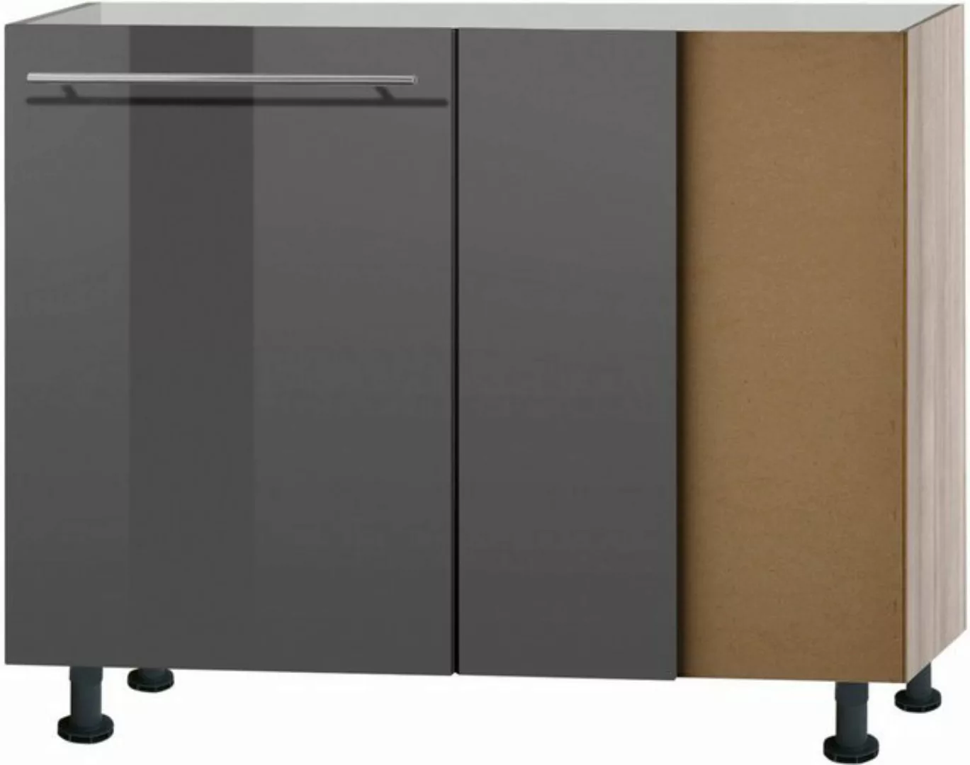 OPTIFIT Eckunterschrank Bern 100 cm breit, mit 1 Tür mit höhenverstellbaren günstig online kaufen