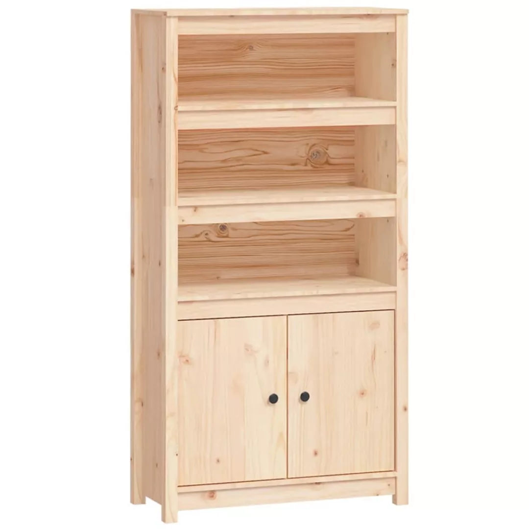 Vidaxl Highboard 80x35x154 Cm Massivholz Kiefer günstig online kaufen