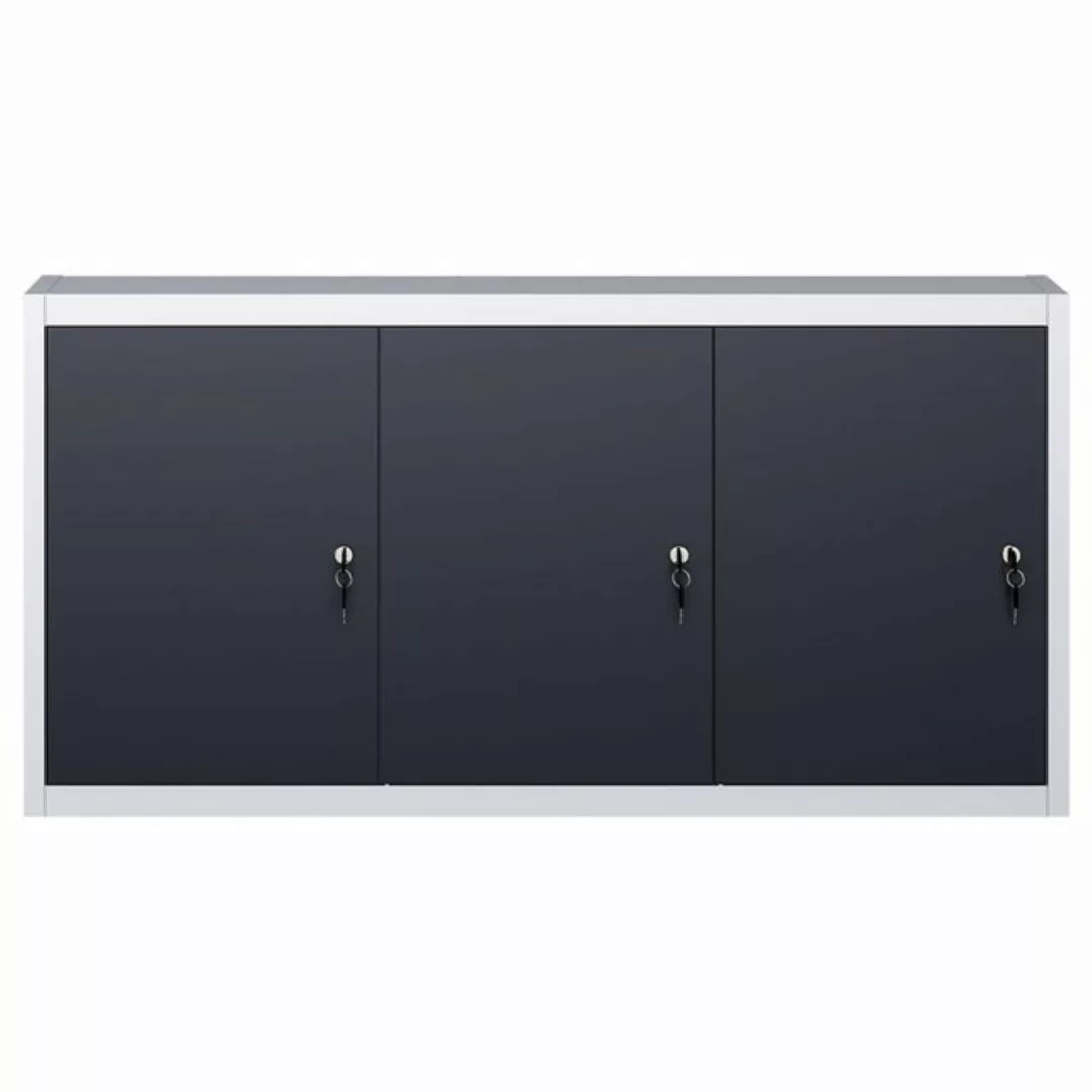 vidaXL Werkzeugschrank Wand-Werkzeugschrank Industriedesign Metall Grau und günstig online kaufen