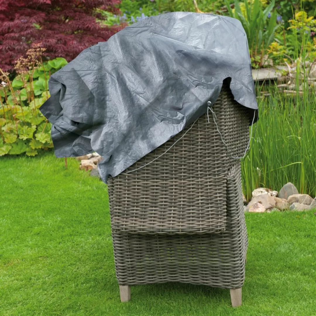 Nature Gartenmöbel-abdeckung Für Zwei Stapelstühle 140x75x70 Cm günstig online kaufen