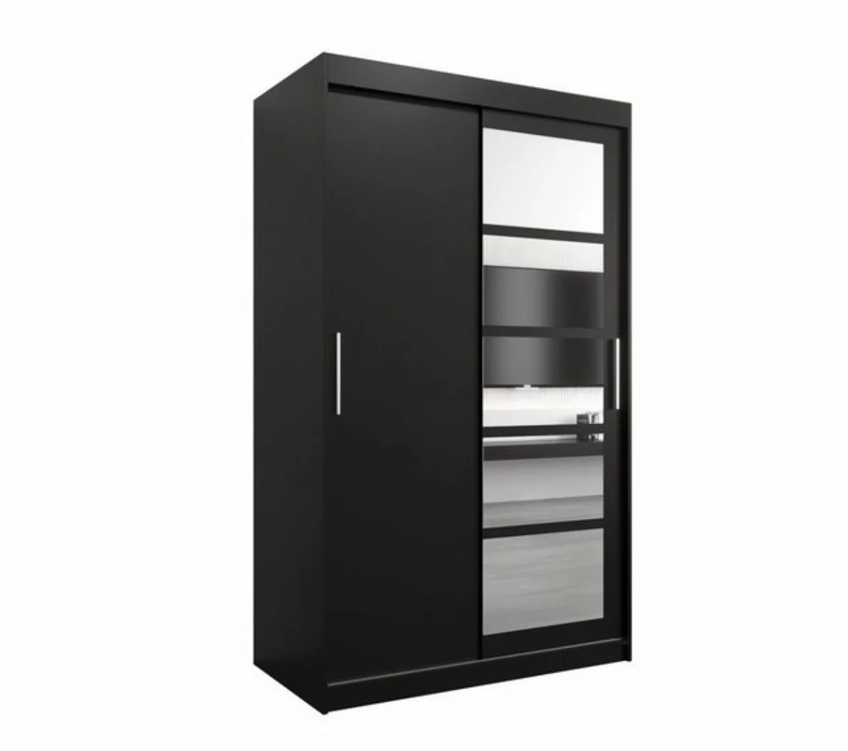 Beautysofa Kleiderschrank Moderner geräumiger Schiebeschrank mit Spiegel Ro günstig online kaufen