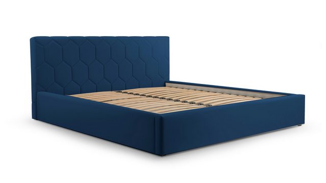 MOEBLO Polsterbett Bett 02 (Double Doppelbett mit Kopfstütze, Rahmenbettges günstig online kaufen