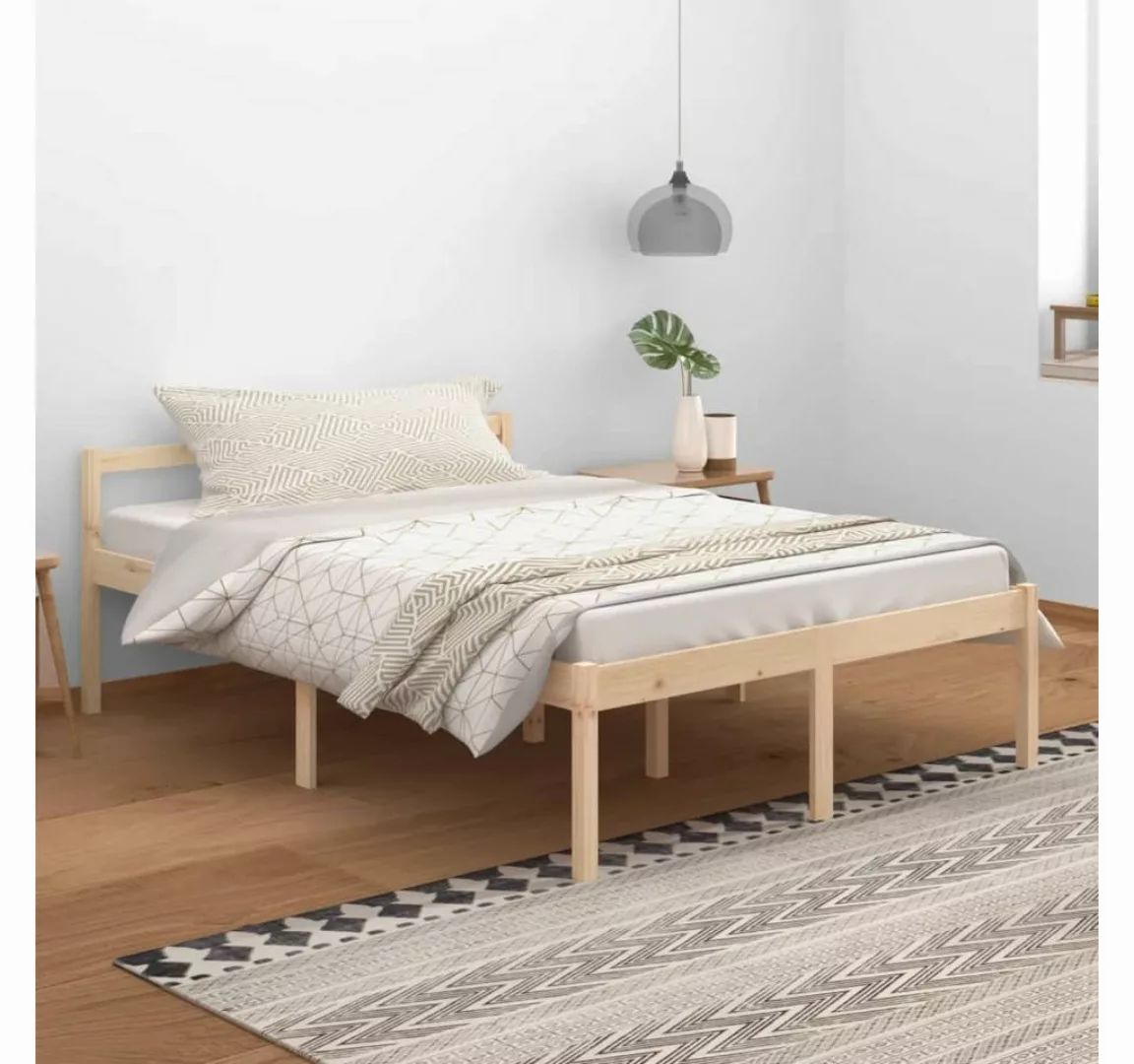 furnicato Bett Seniorenbett 140x200 cm Massivholz Kiefer günstig online kaufen