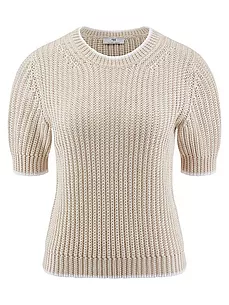 Rundhals-Pullover Peter Hahn beige günstig online kaufen
