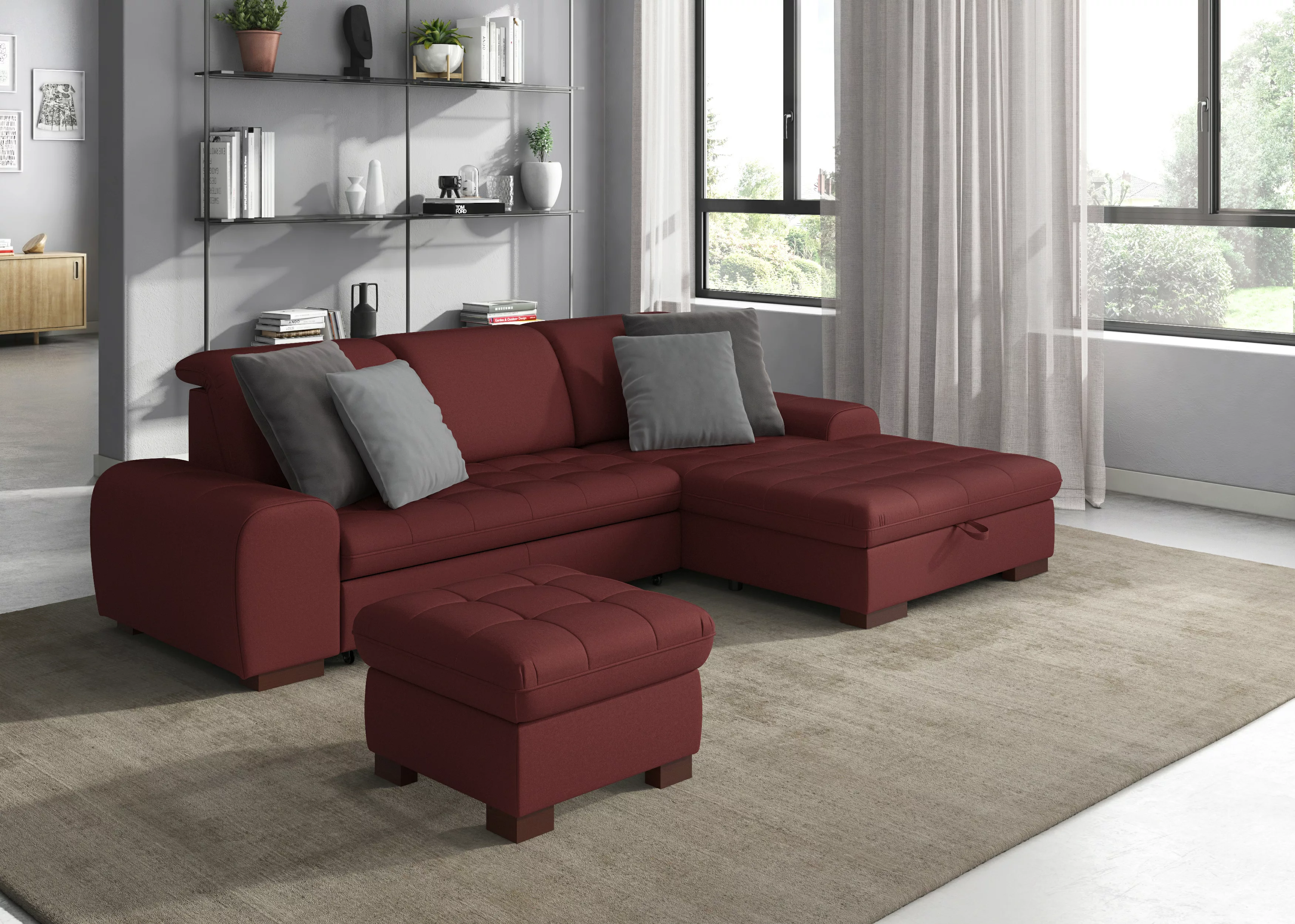 sit&more Ecksofa "Luxor L-Form", wahlweise mit Bettfunktion, Bettkasten und günstig online kaufen